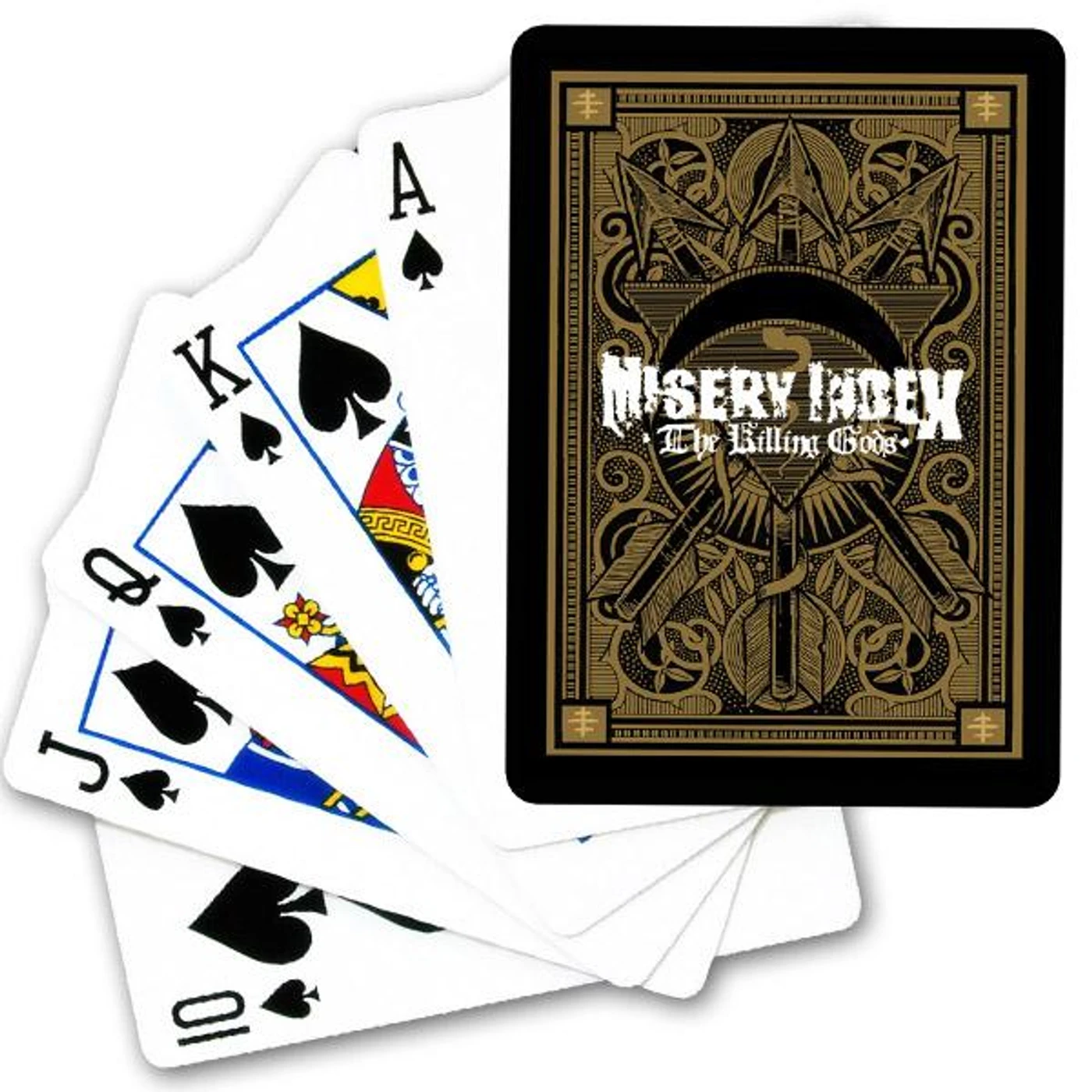 Misery Index "The Killing Gods" Playing Cards