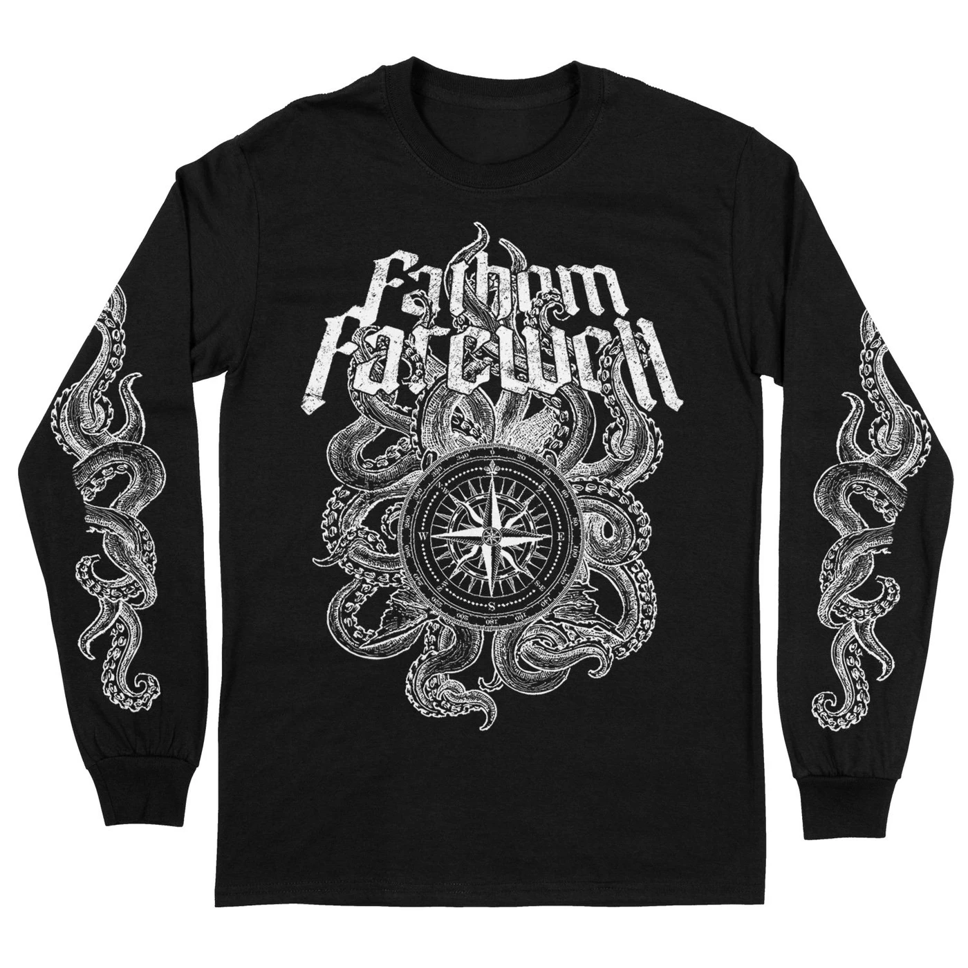 Fathom Farewell "Compass Black" Longsleeve