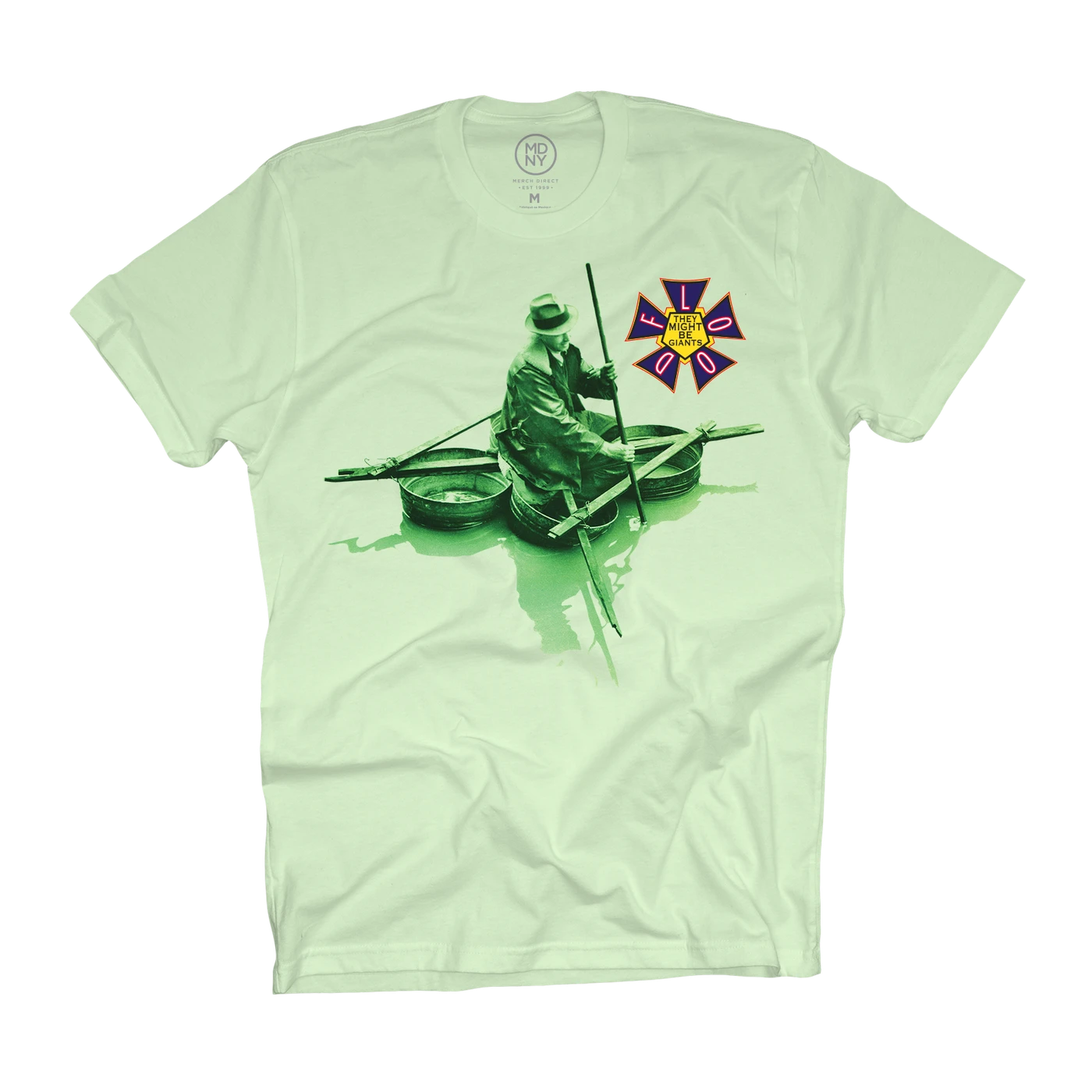 They Might Be Giants The Flood Album Cover T-Shirt (Unisex)