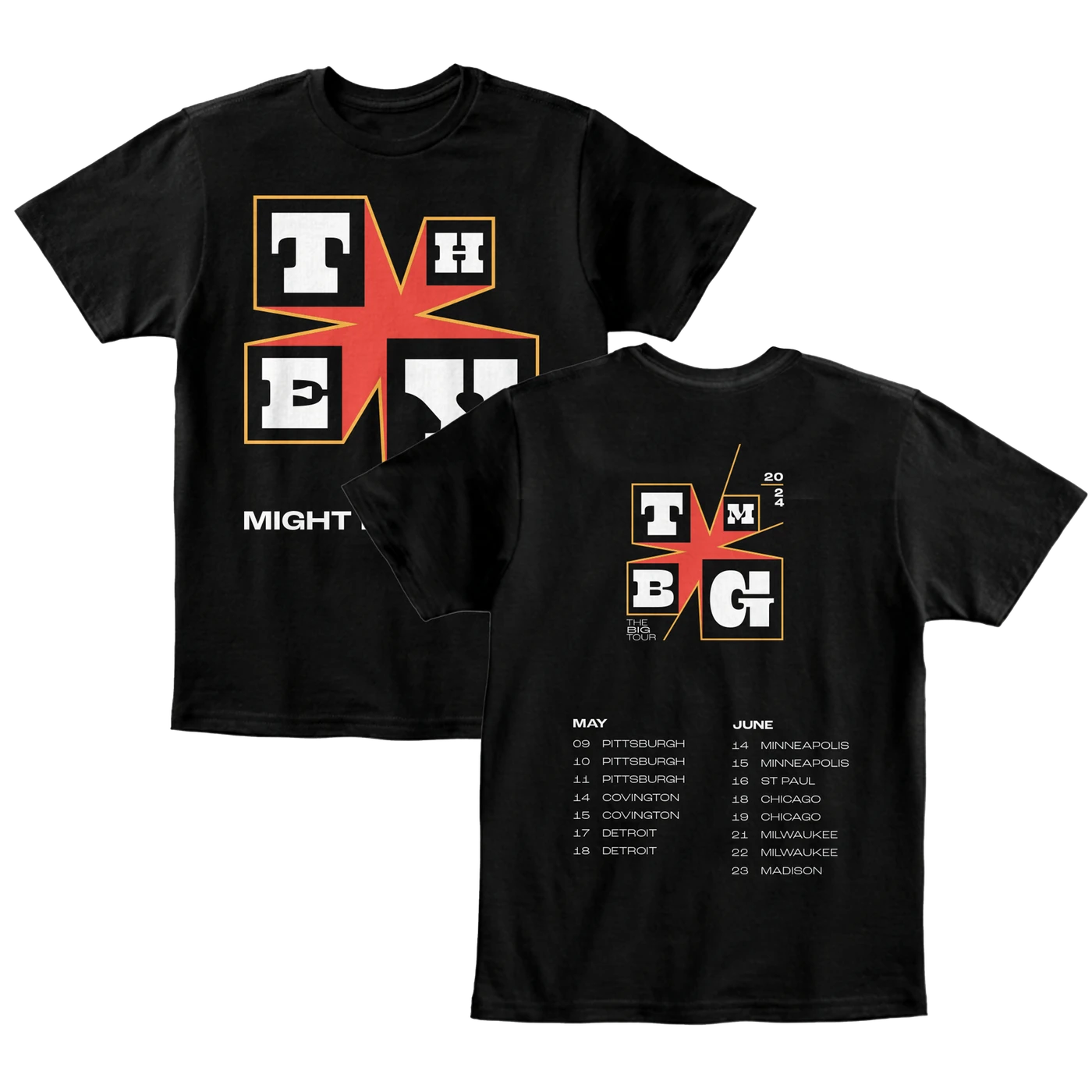 They Might Be Giants 2024 Tour T-Shirt (Unisex)