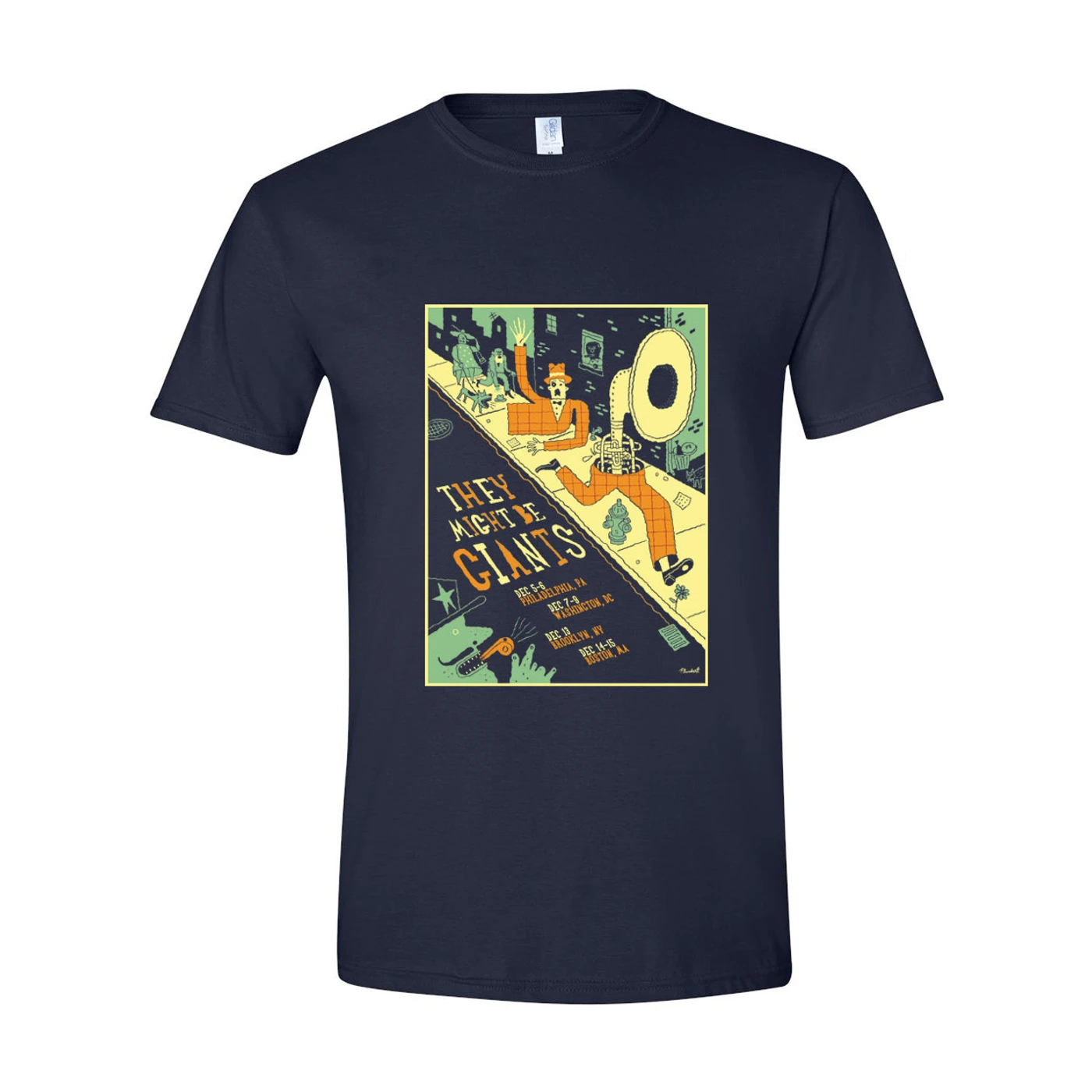 They Might Be Giants 2024 December Tour T-Shirt (Unisex)