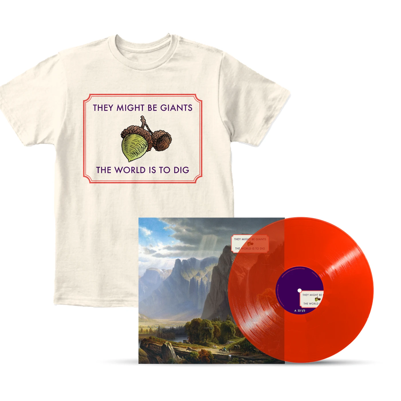 They Might Be Giants The World Is to Dig Vinyl + Shirt
