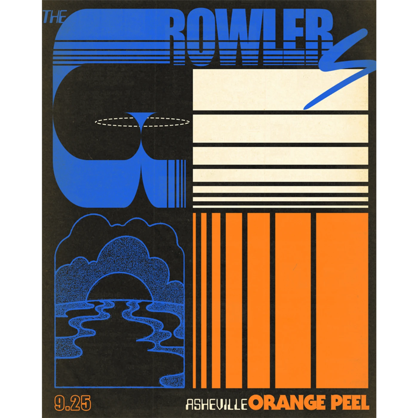 The Growlers Limited Edition 9/25/2019 Asheville, NC Poster