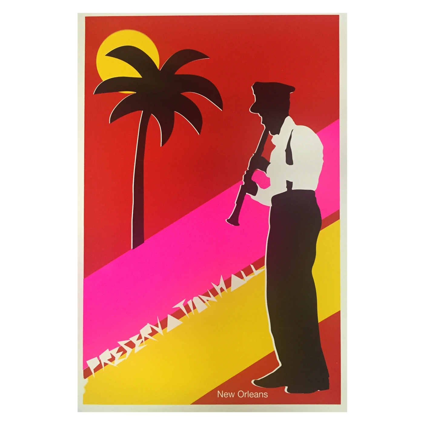 Preservation Hall Jazz Band Clarinet Man Poster