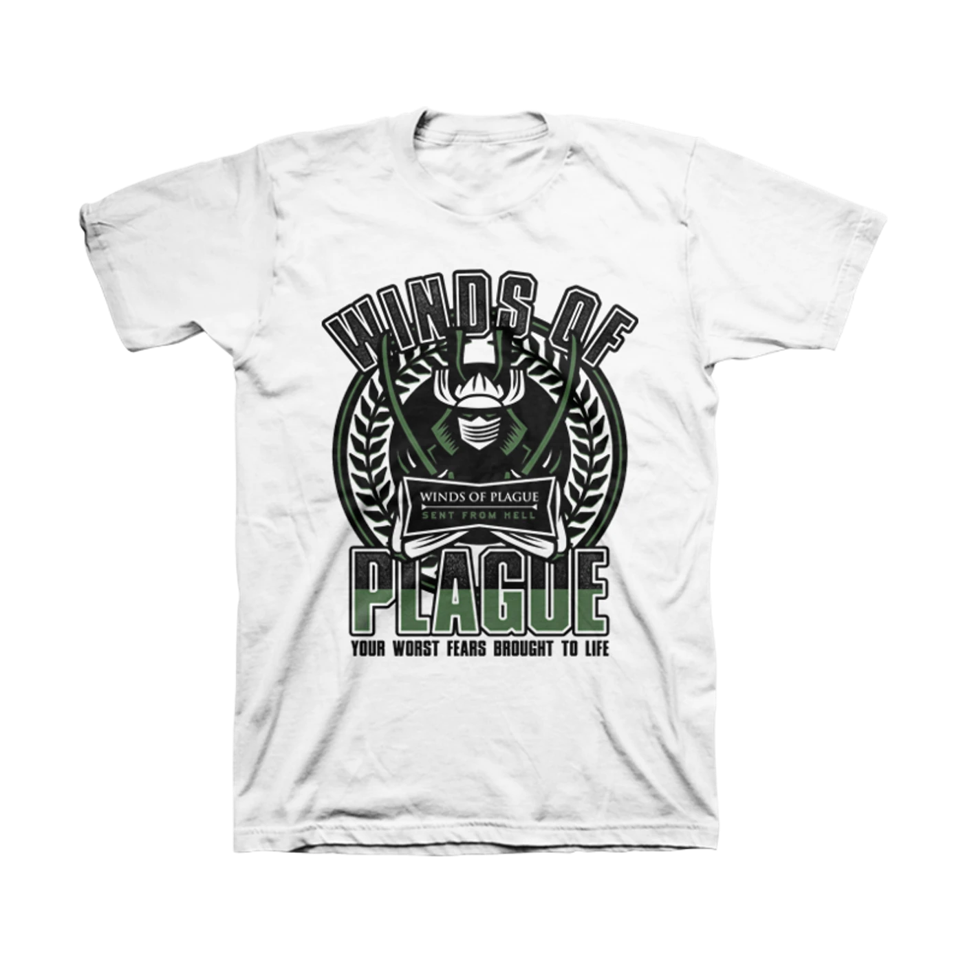 Winds of Plague Sent From Hell Crest Unisex Tee