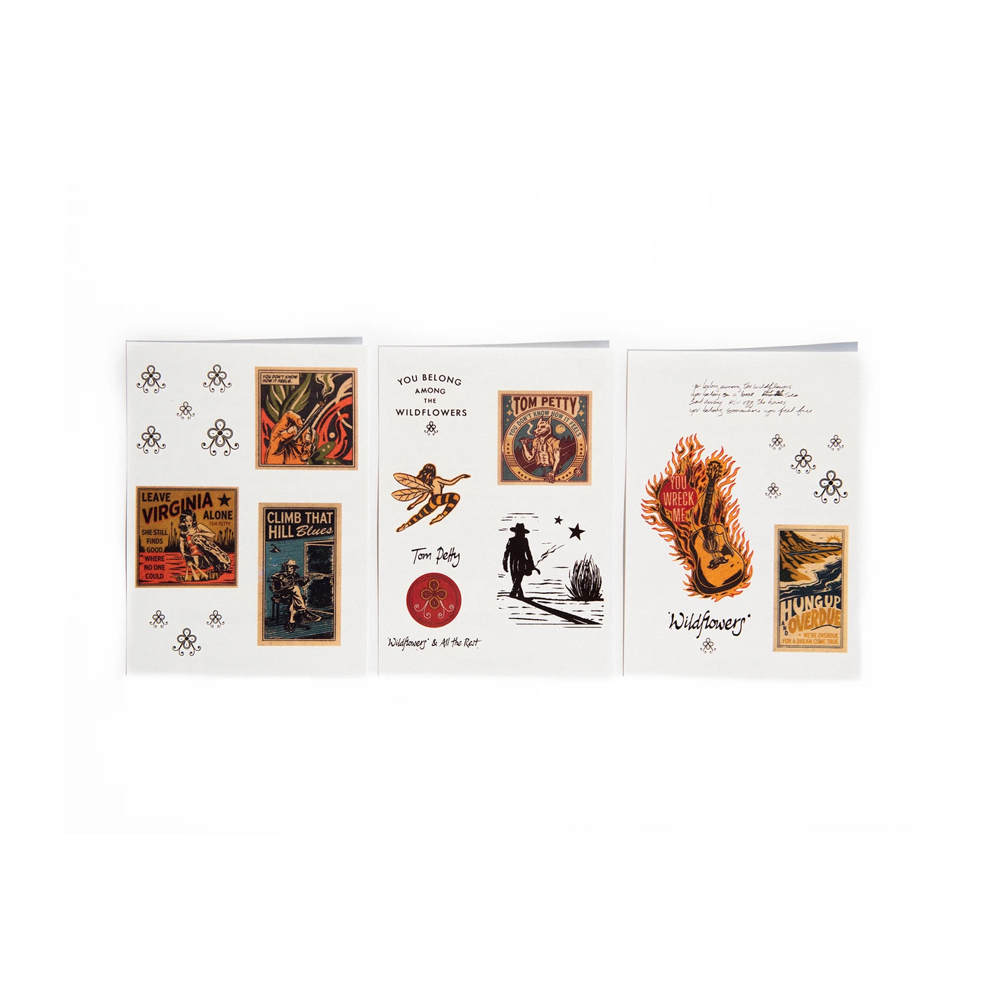 Tom Petty Wildflowers and All the Rest Tattoo Pack