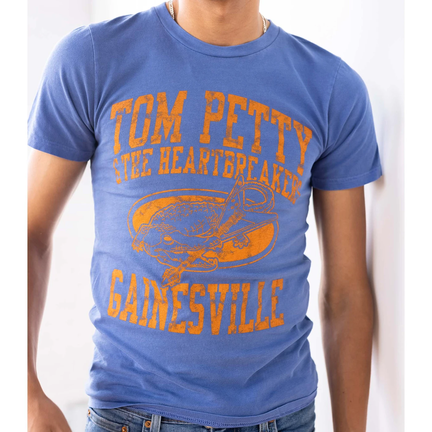 Tom Petty Gainesville Gator Blue Tee
