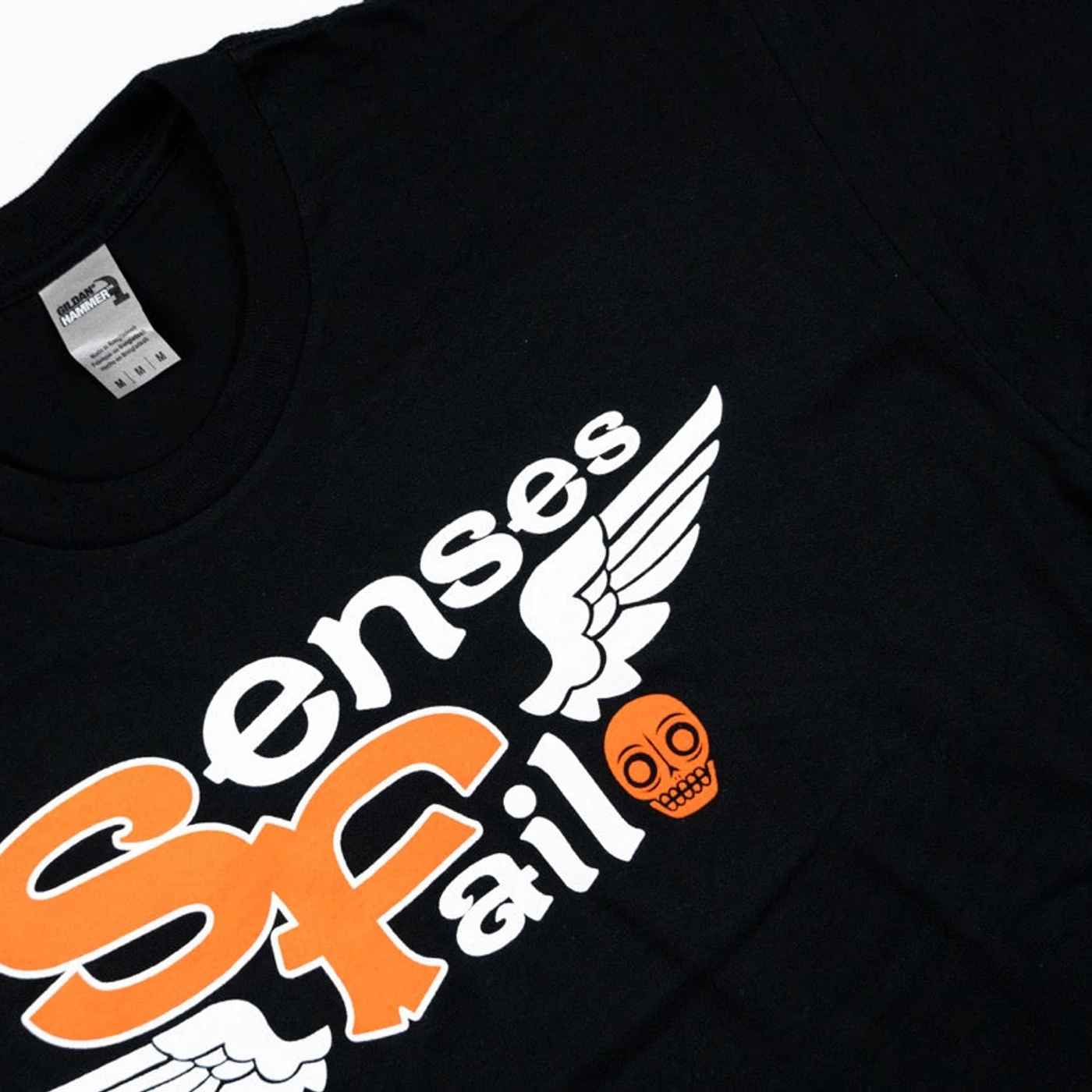 Senses Fail Wings Black T-Shirt