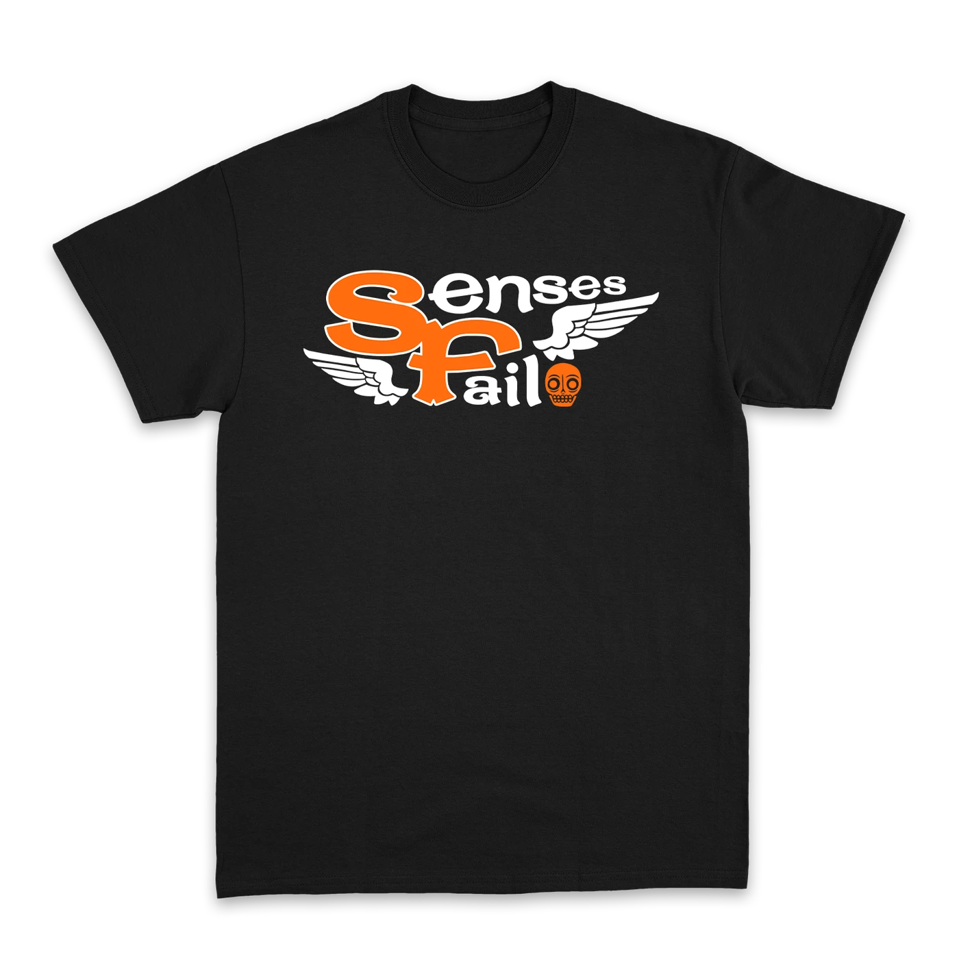 Senses Fail Wings Black T-Shirt