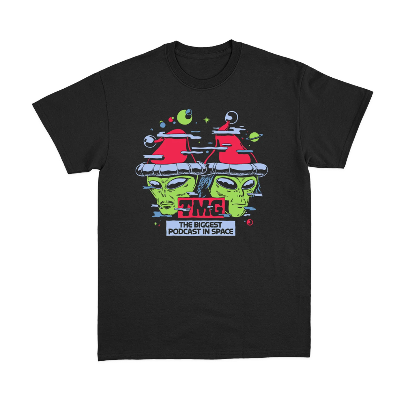 Tiny Meat Gang Biggest Podcast In Space Holiday T-Shirt