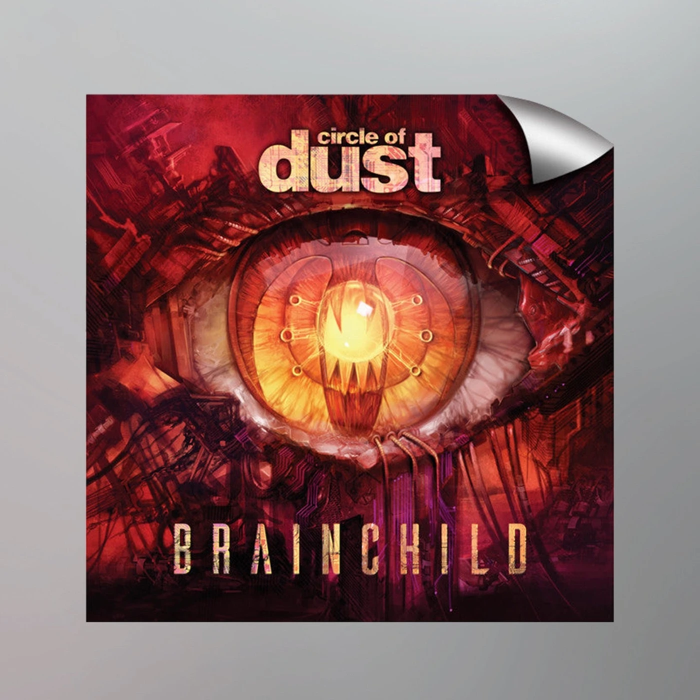Circle of Dust - Brainchild 5x5 Sticker