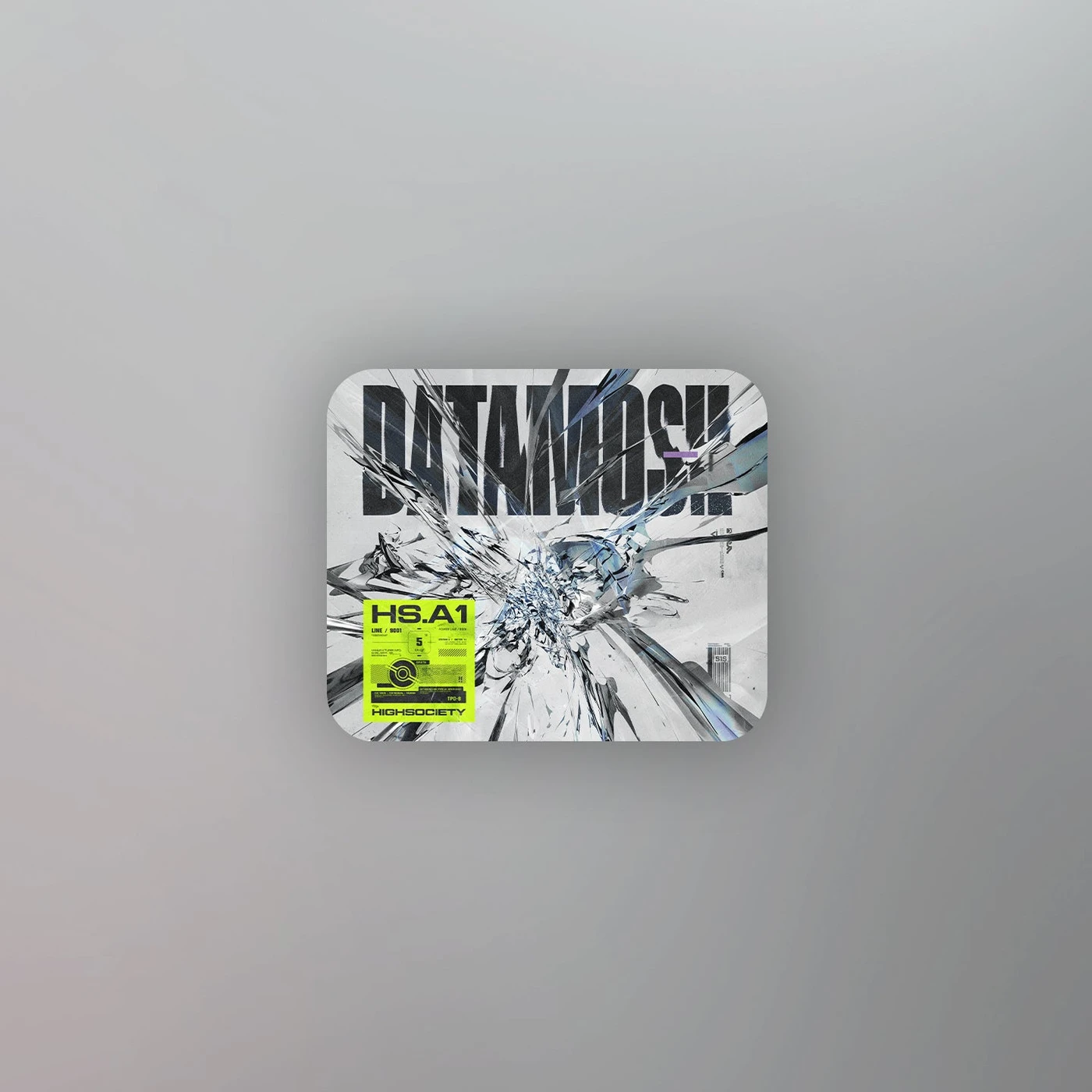 HIGHSOCIETY - DATAMOSH Mousepad