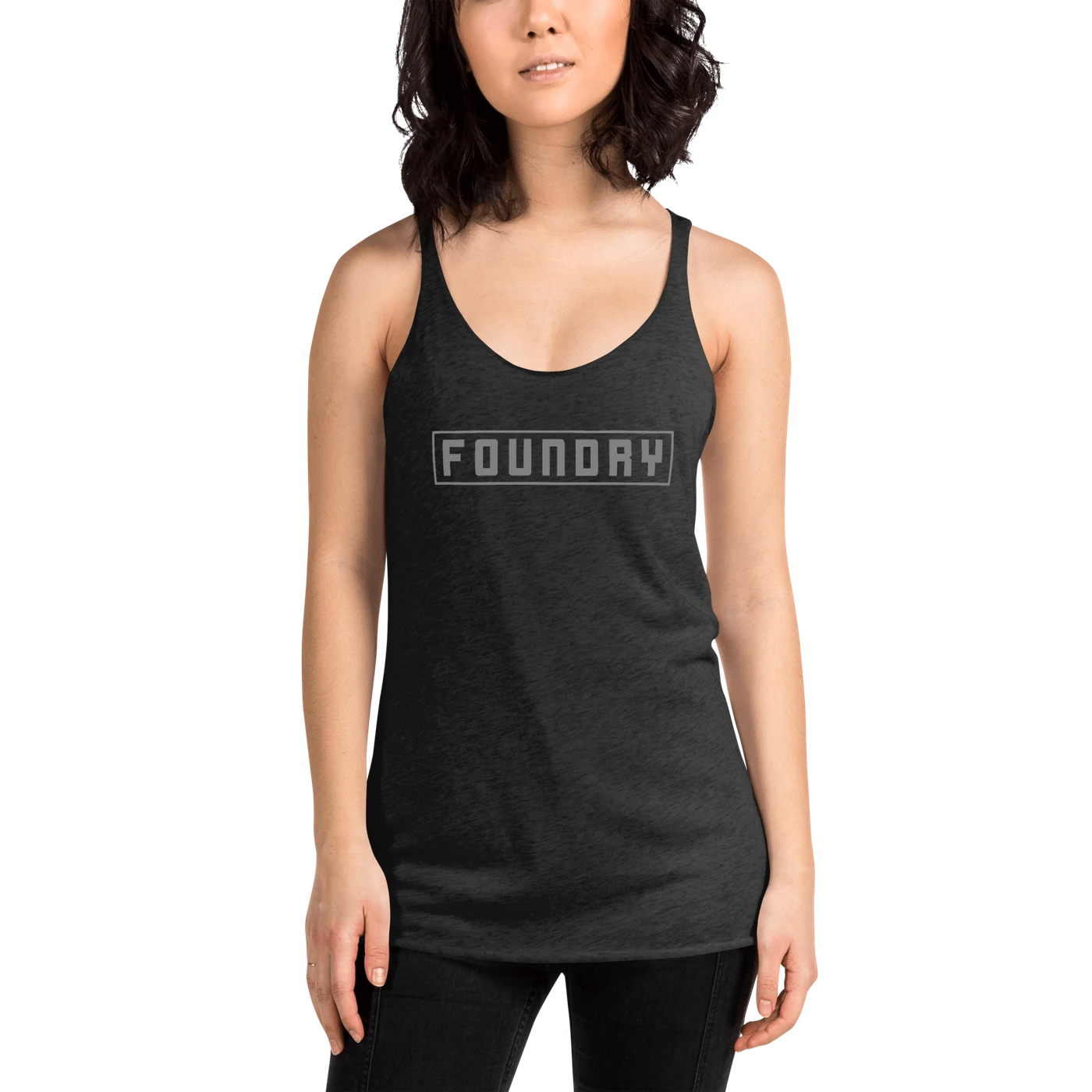 FOUNDRY Women's Racerback Tank (Black)