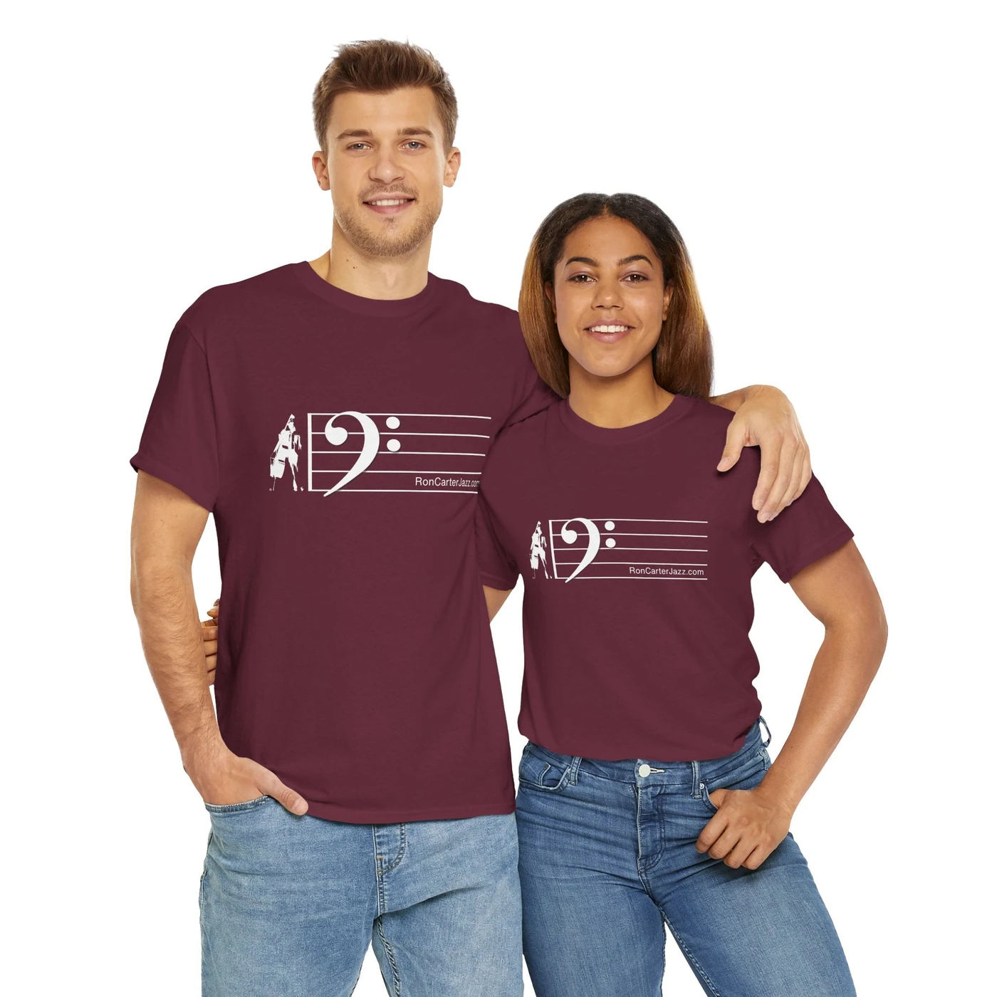 Ron Carter Bass Clef Planet Elegance Tee Shirt