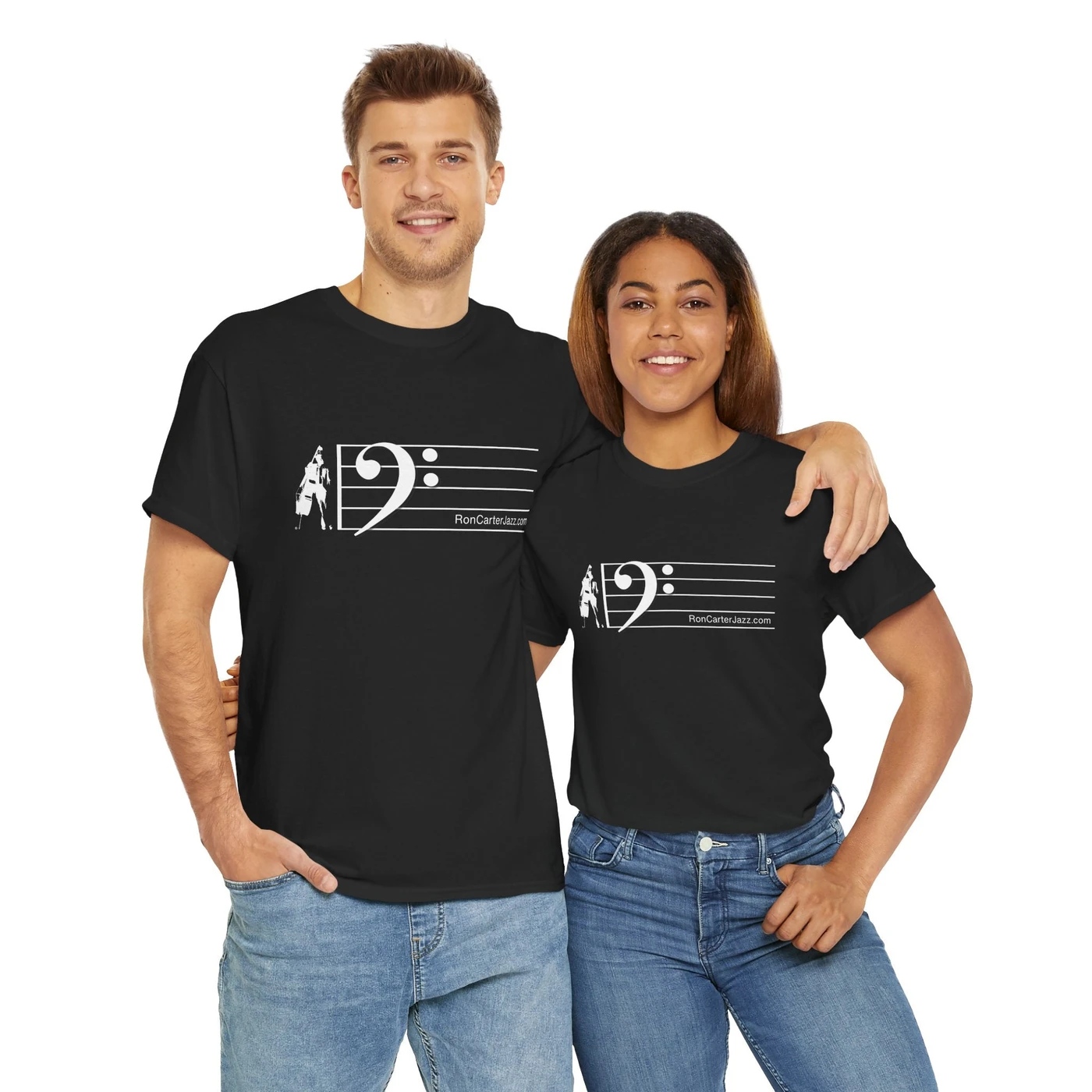 Ron Carter Bass Clef Planet Elegance Tee Shirt