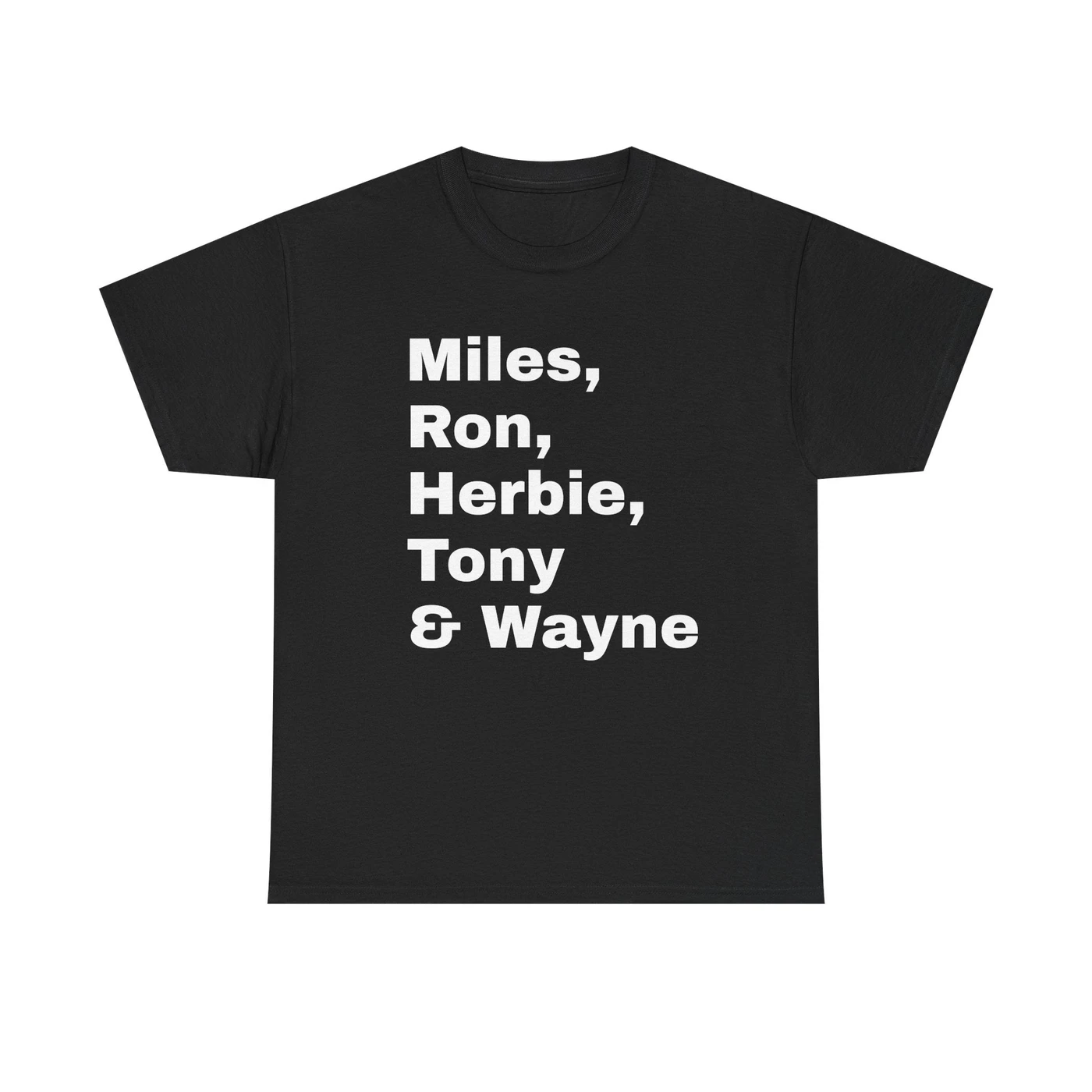 Ron Carter Miles, Ron, Herbie, Wayne, Tony