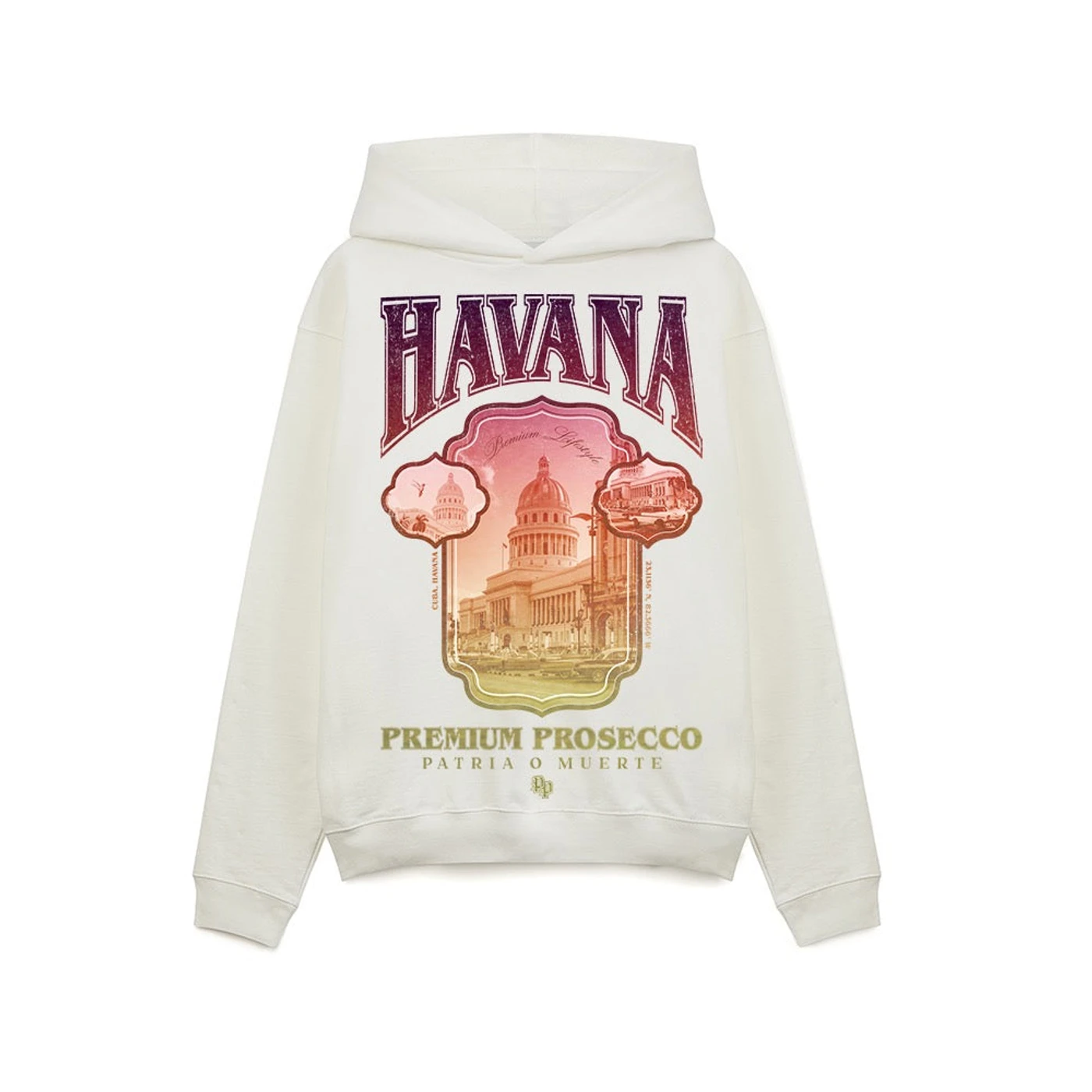 CR BLACKS Premium Havana Hoodie Ivory