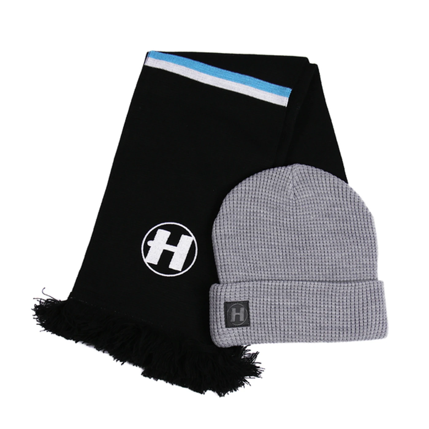 Hospital Records Beanie + Scarf Christmas Bundle