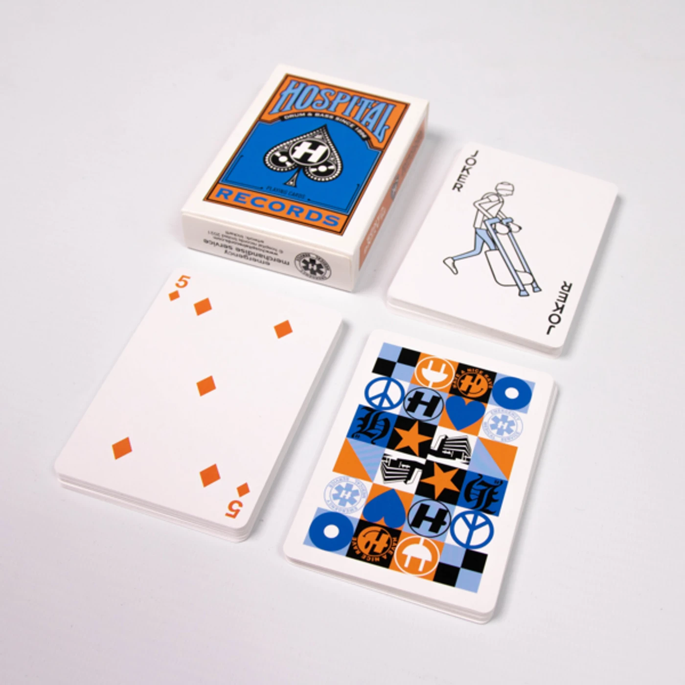 Hospital Records H25PITAL Playing Cards