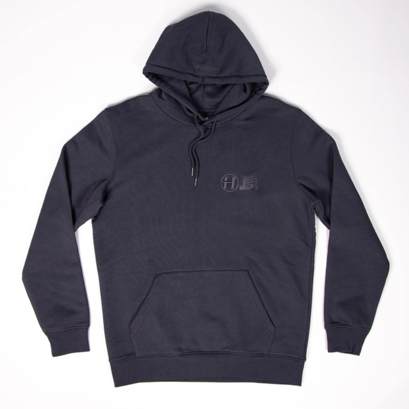 Hospital Records Element Tonal Hood - Ink Grey
