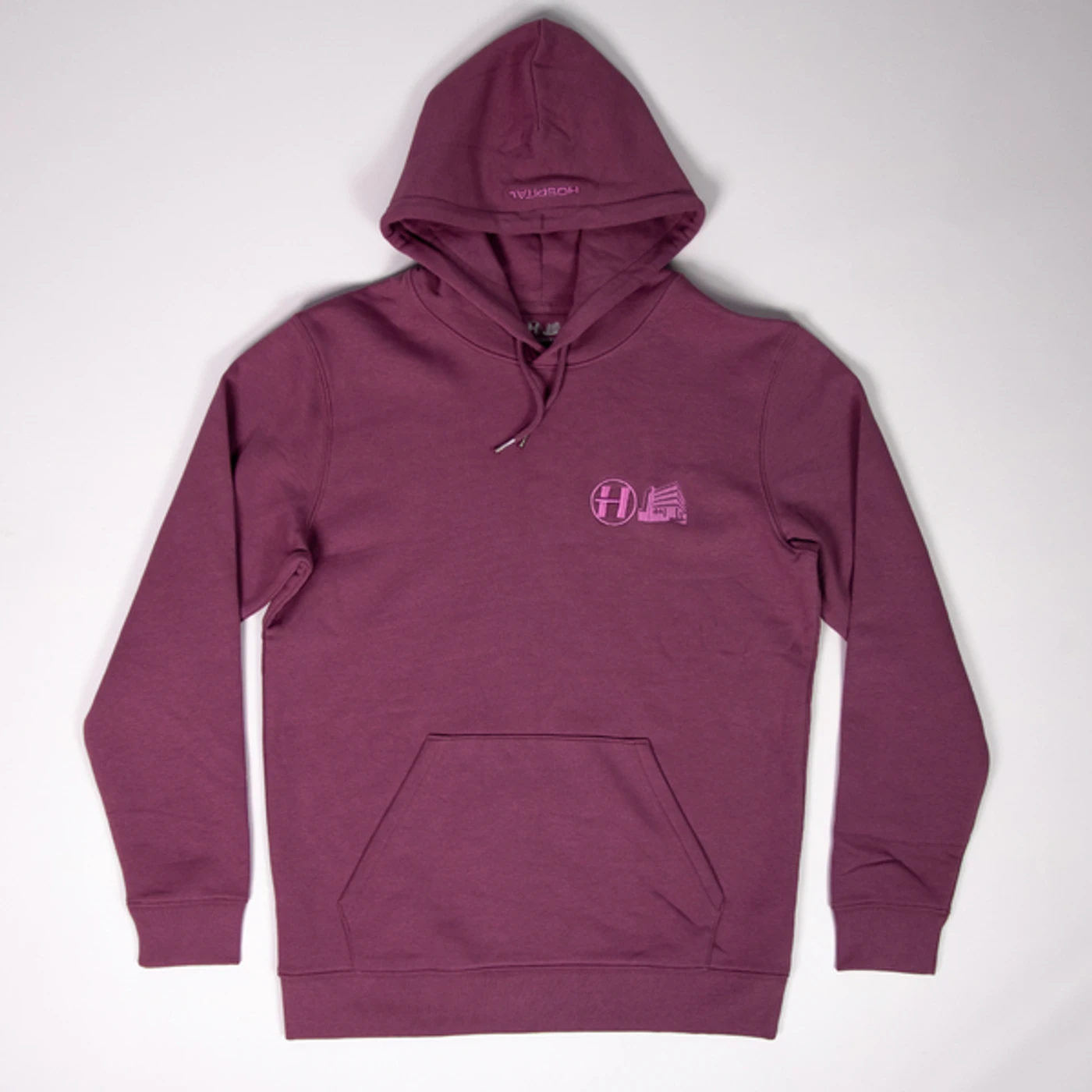 Hospital Records Element Tonal Hood - Mauve