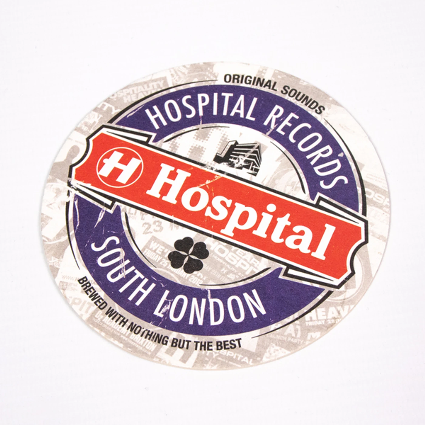 Hospital Records Hospital Beer Mat