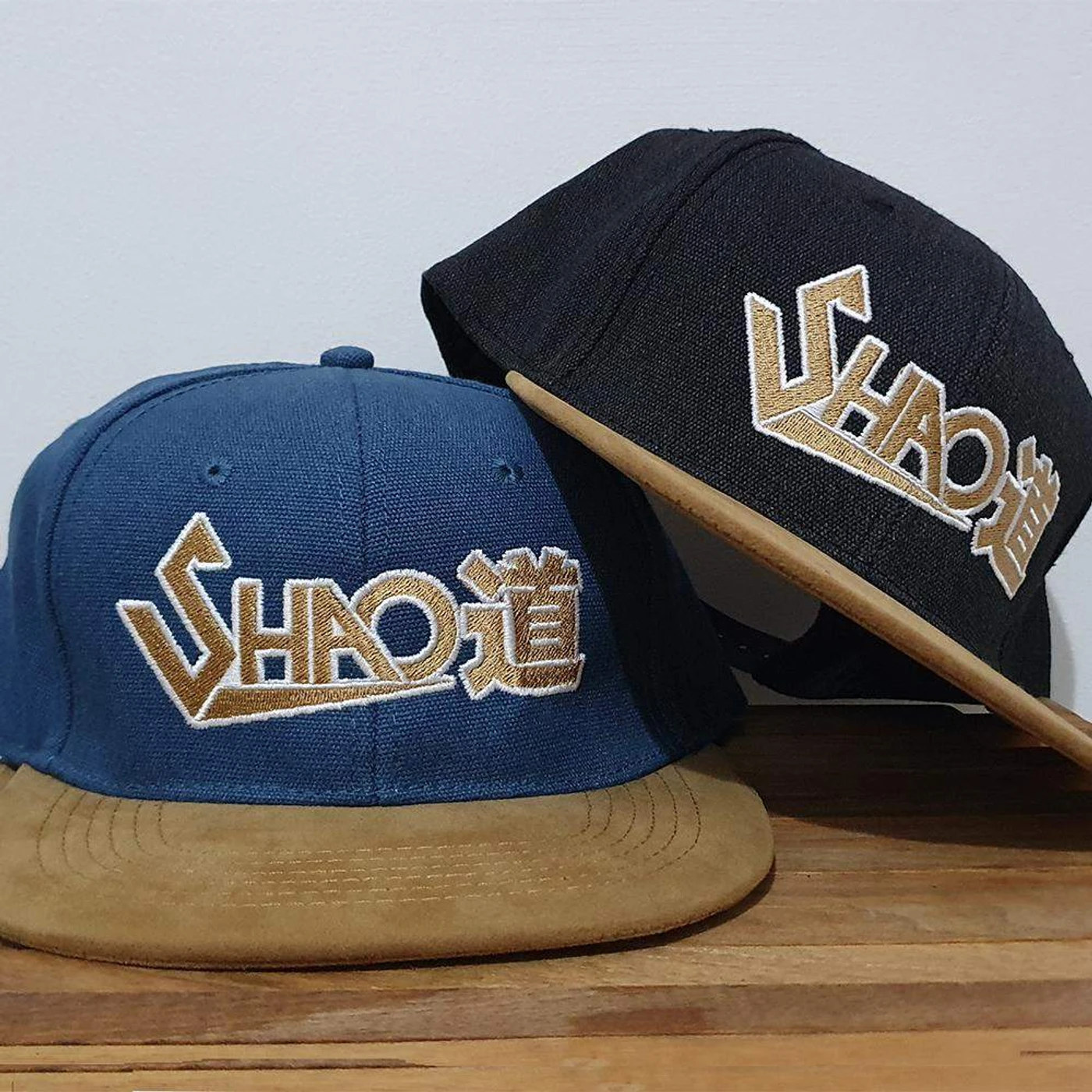 Shao Dow Shao道 Denim & Suede Peak SnapBack