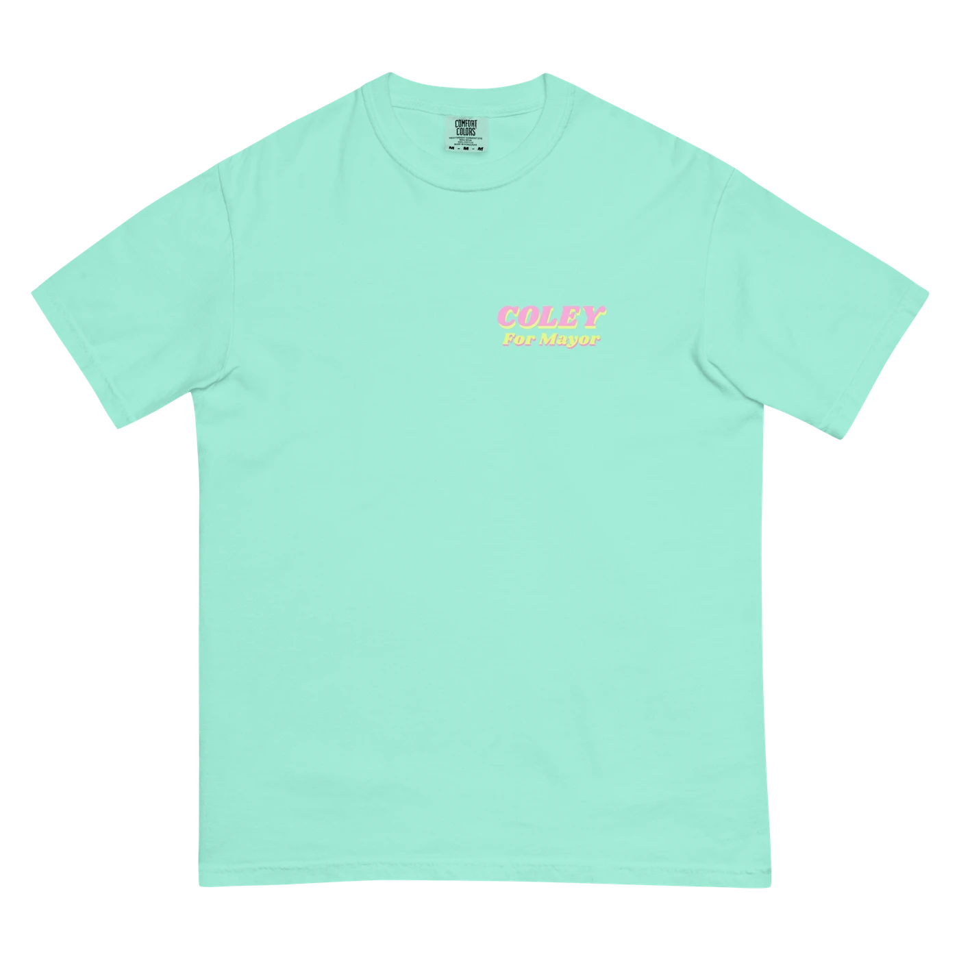 Coley For Mayor Blue T-Shirt