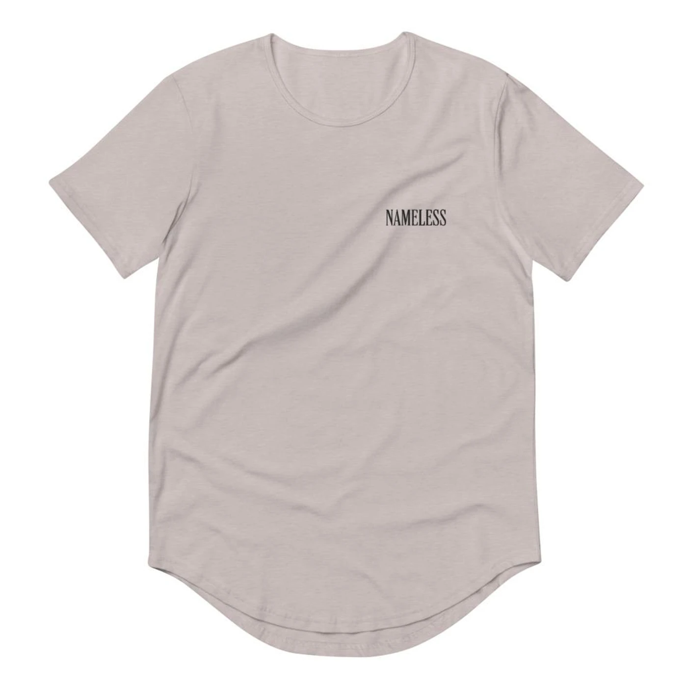 Olanzo Carver Nameless Logo Drop Tee [Heather/Cool Grey]
