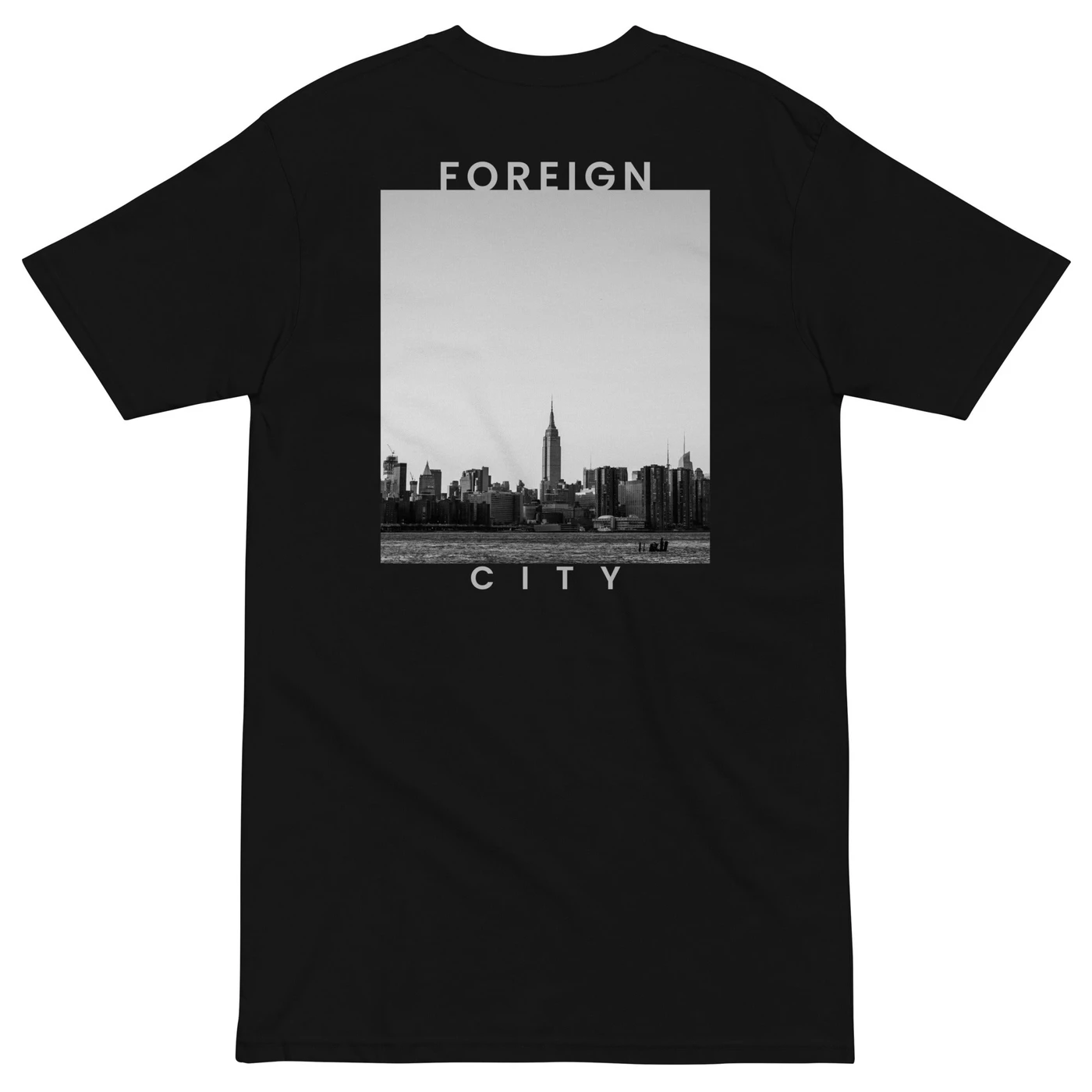 Olanzo Carver NAMELESS FOREIGN CITY TEE - BLACK