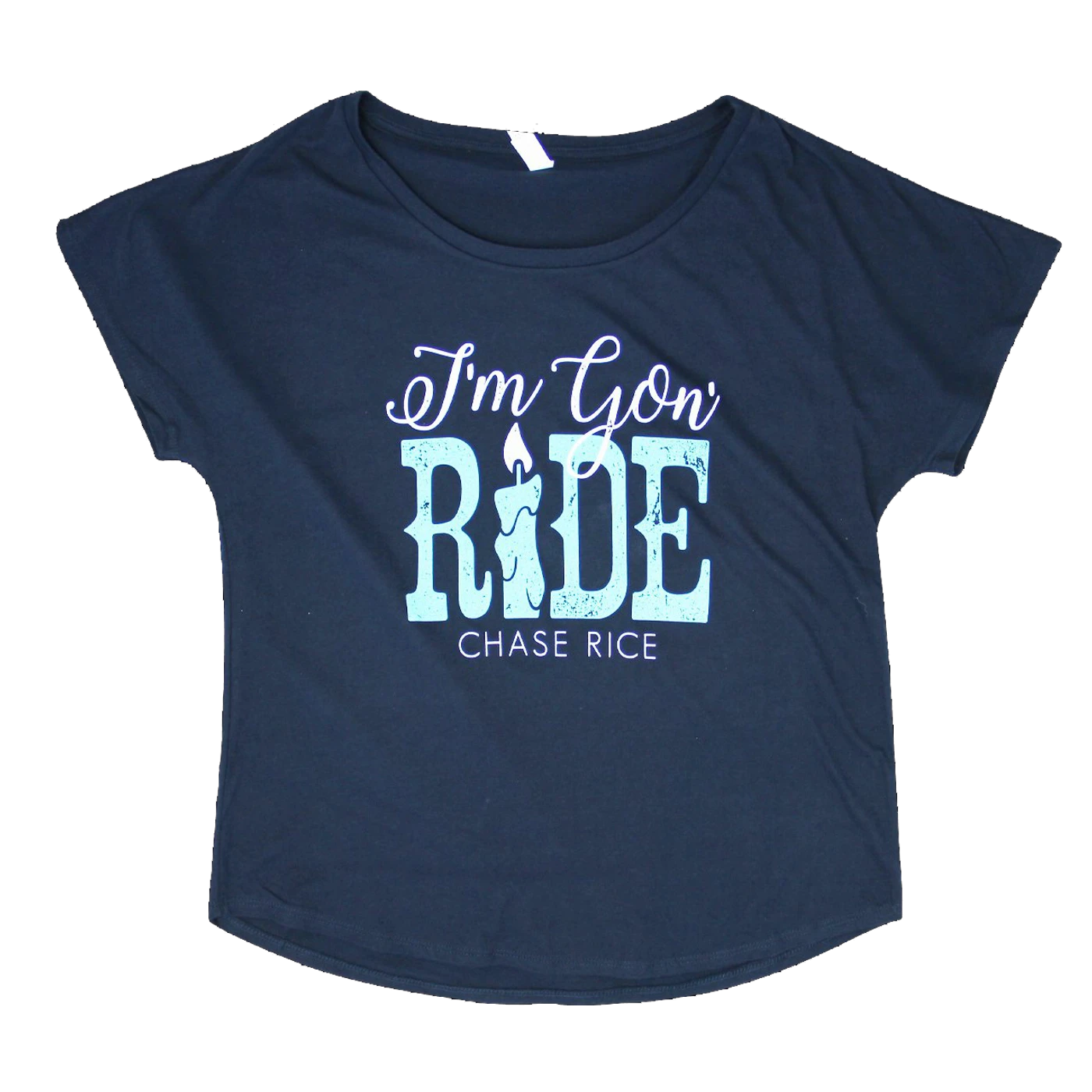 Chase Rice Ladies I'm Gon' Ride Tee - Navy