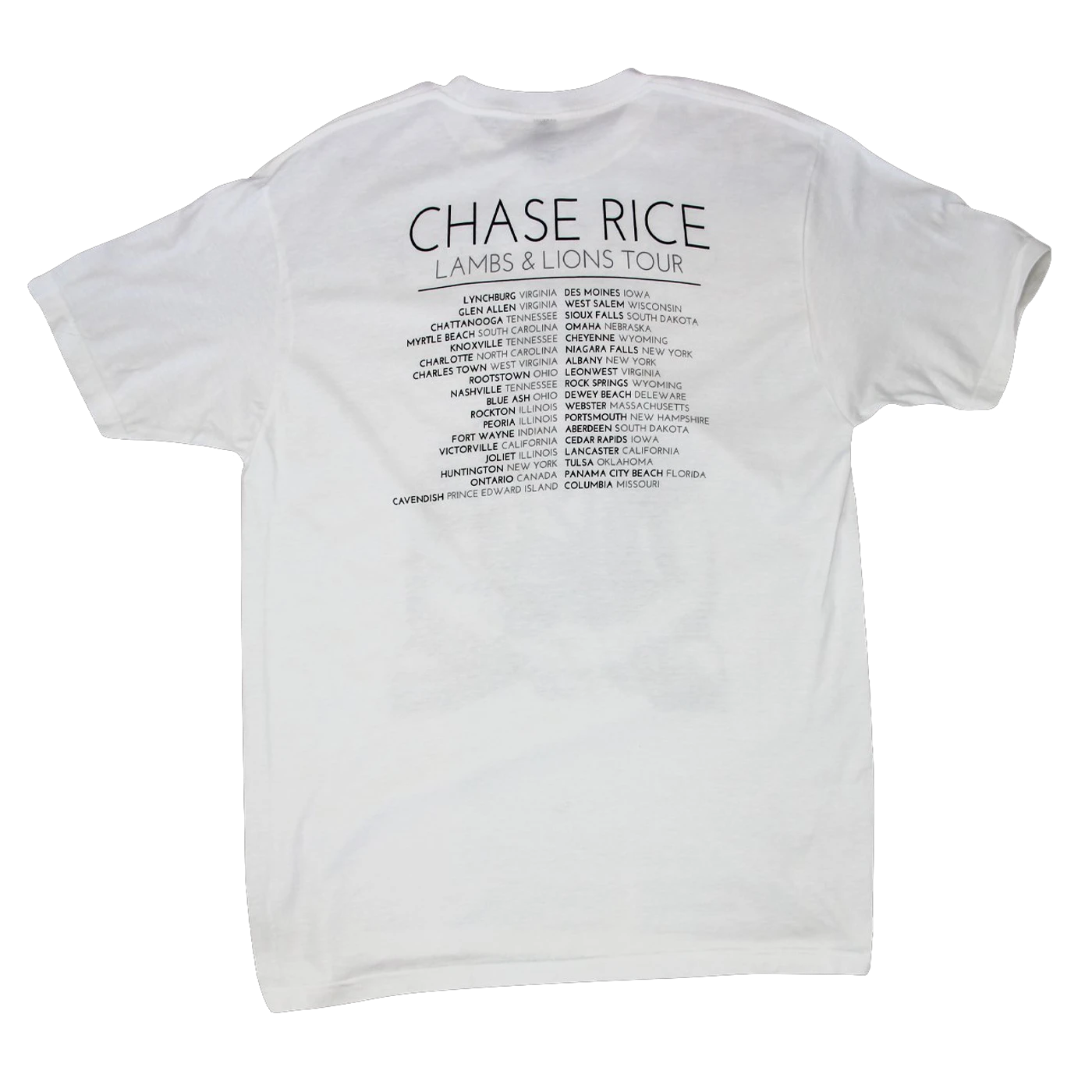 Chase Rice Lambs & Lions Tee