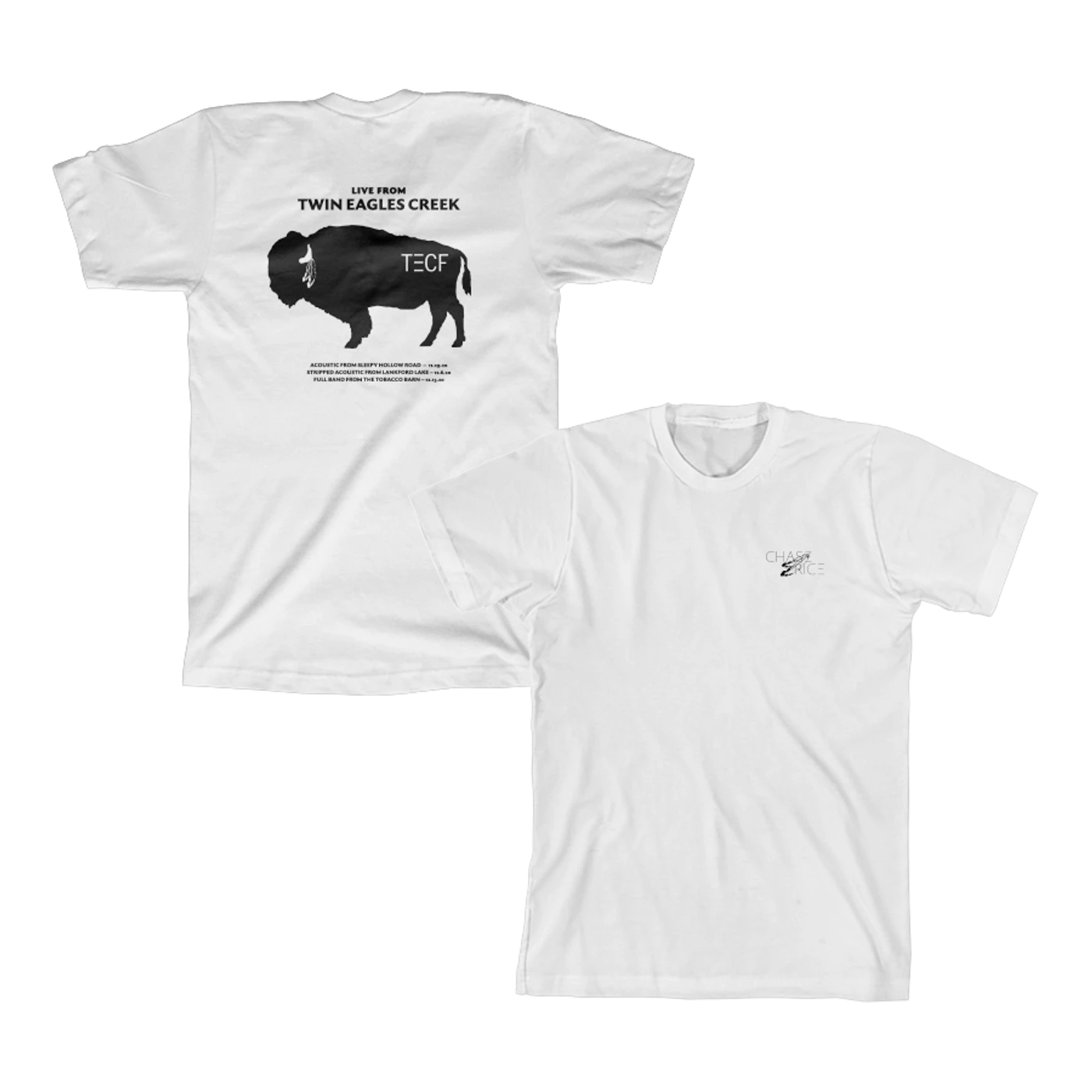 Chase Rice Twin Eagles Creek Farm Tour Shirt