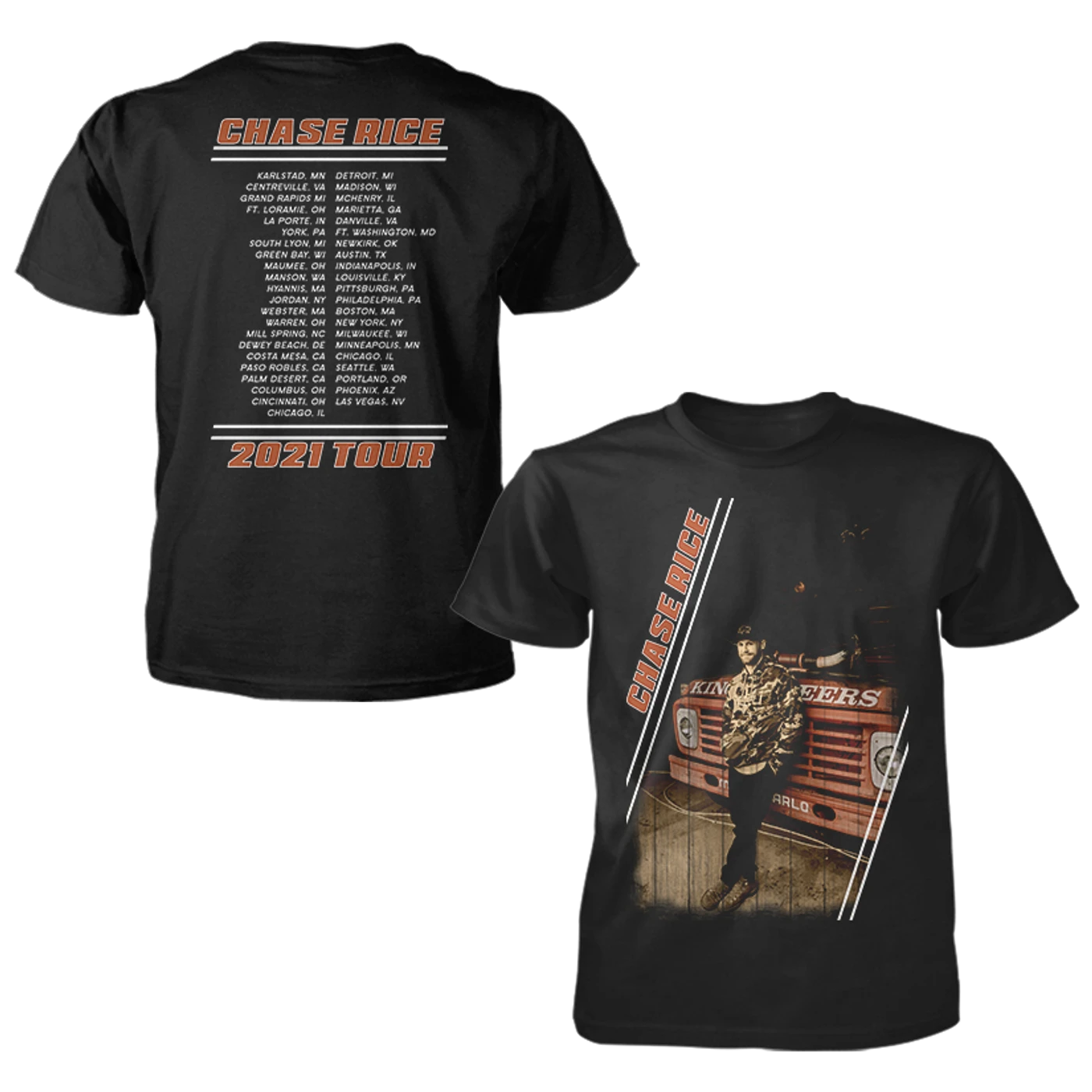 Chase Rice 2021 Tour Tee