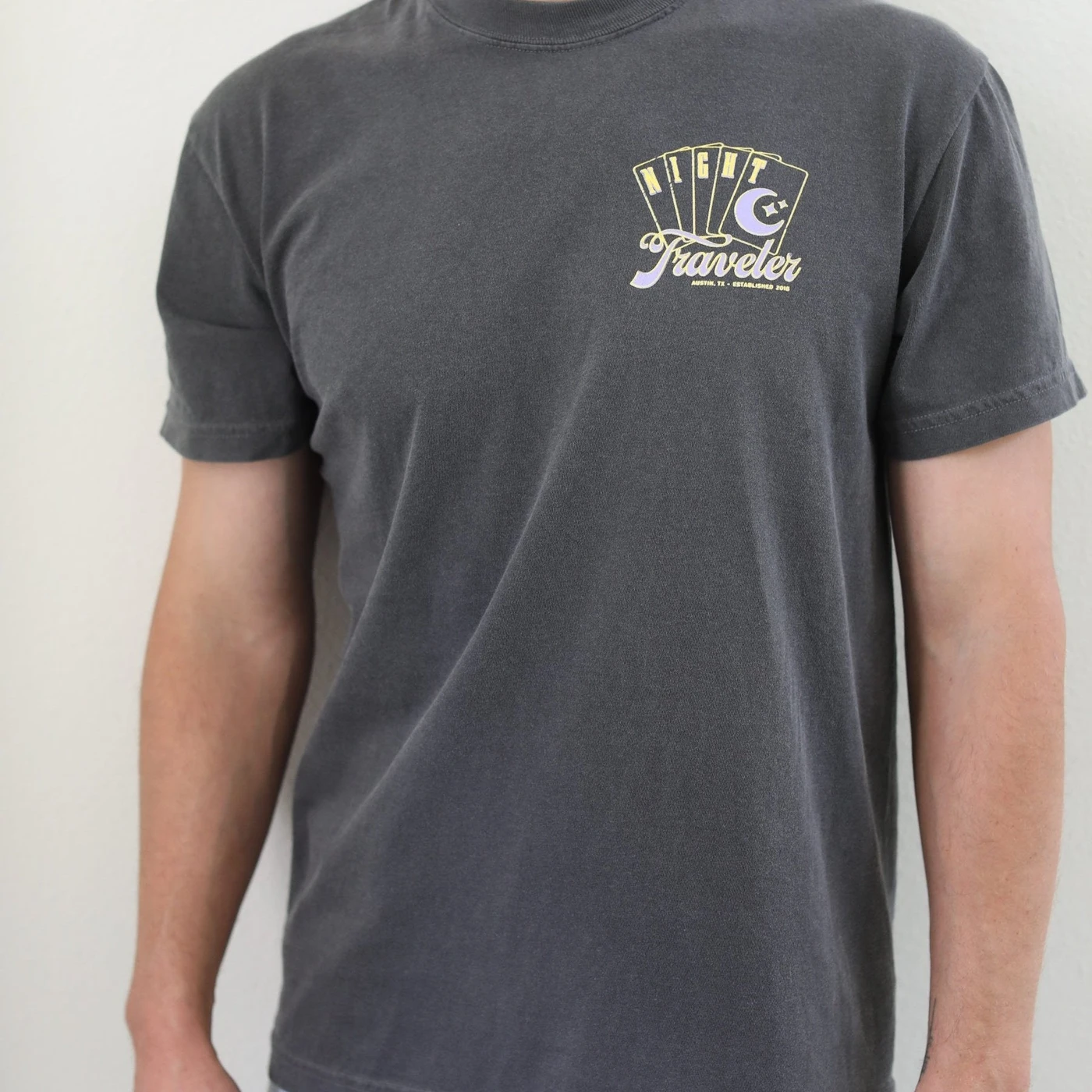 NIGHT TRAVELER Cards Tee