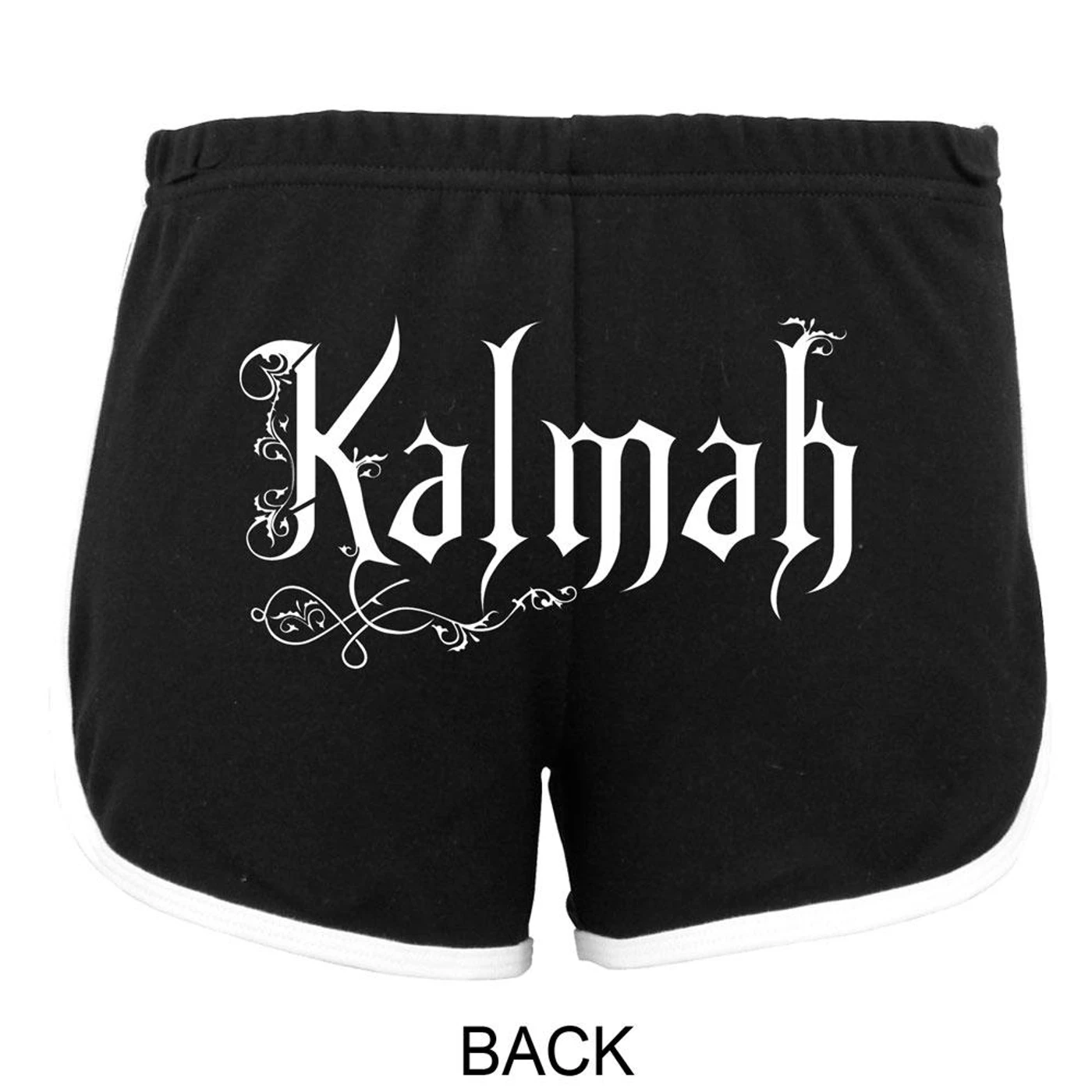 Kalmah Black & White Ladies Shorts