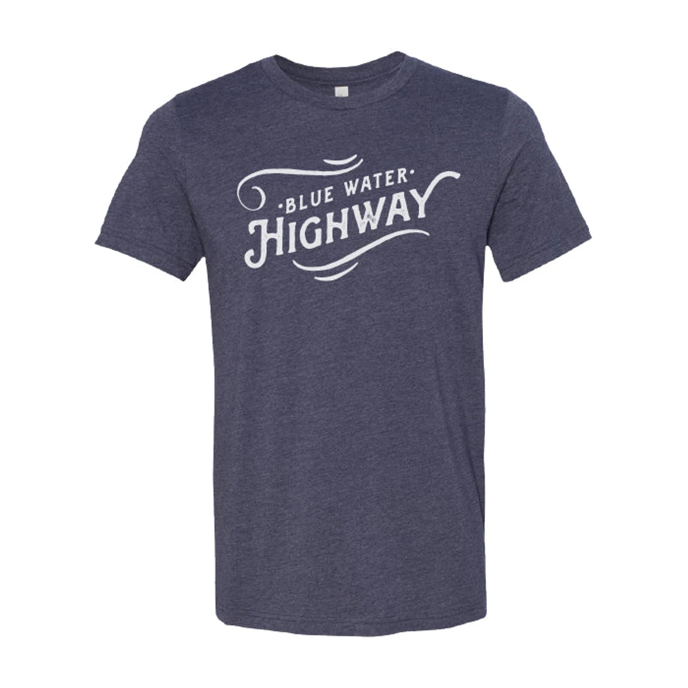 Blue Water Highway Banner Logo Navy Shirt