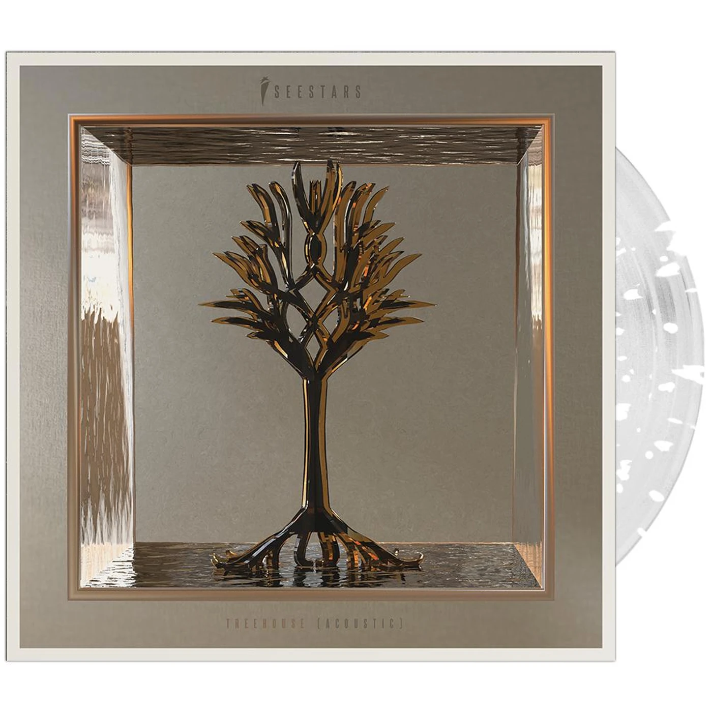 I See Stars - 'Treehouse (Acoustic)' Trans Clear w/White Splatter Vinyl