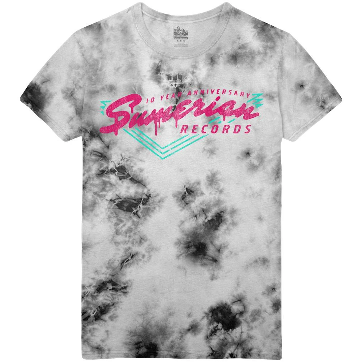 Sumerian Merch Sumerian Records 10 Year - Drive In Tie Dye Tee