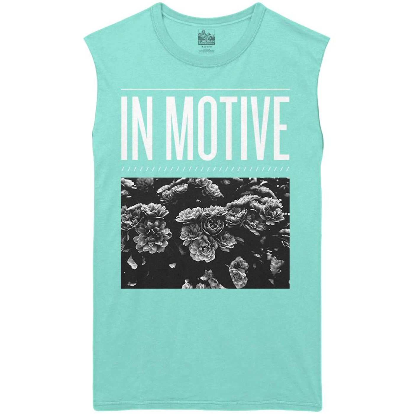 IN MOTIVE - Floral Cut-Off Tee