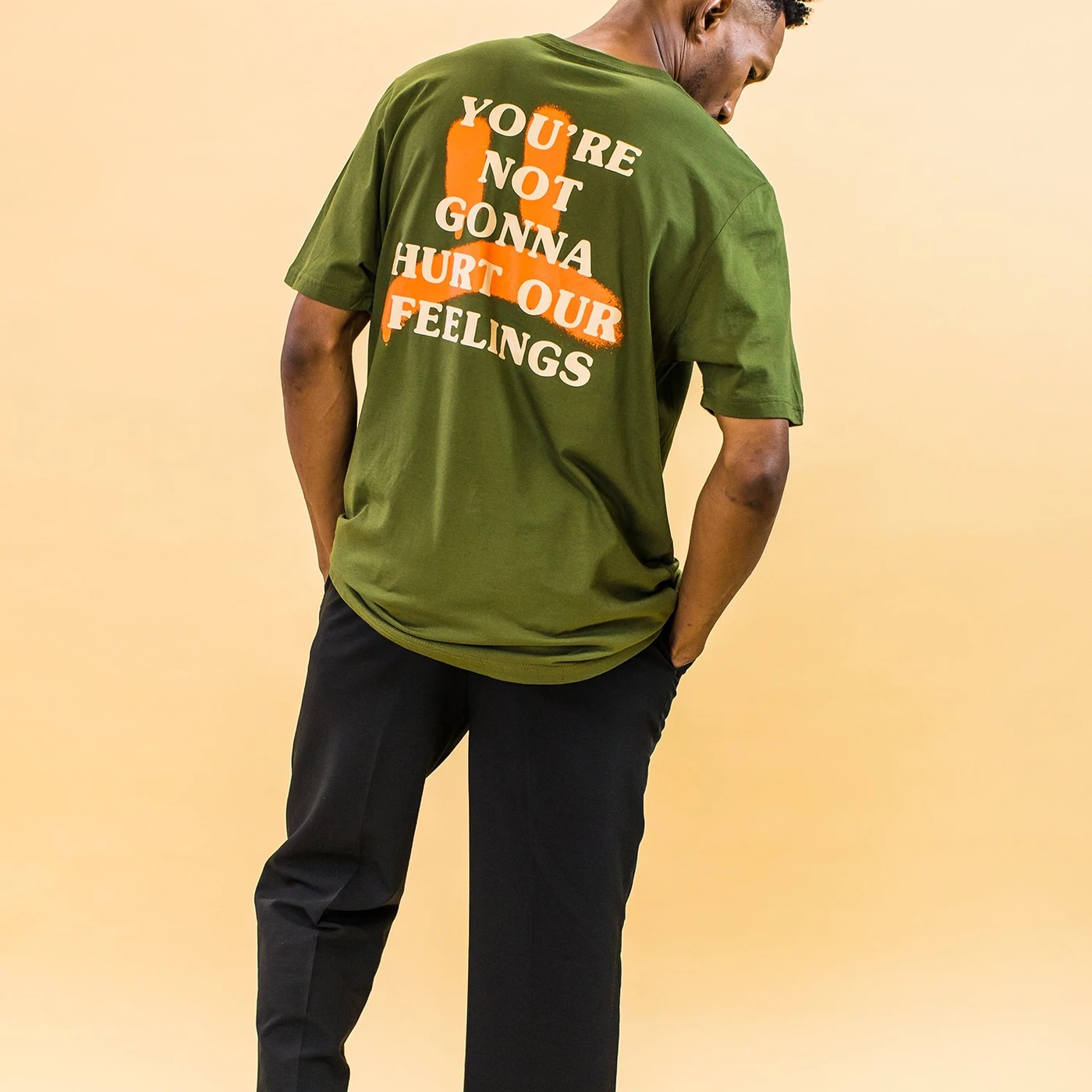 Kevin Hart Hurt Our Feelings Army Green Tee