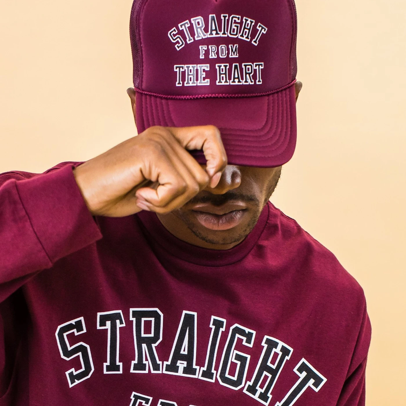 Kevin Hart Straight From the Hart Maroon Trucker Hat