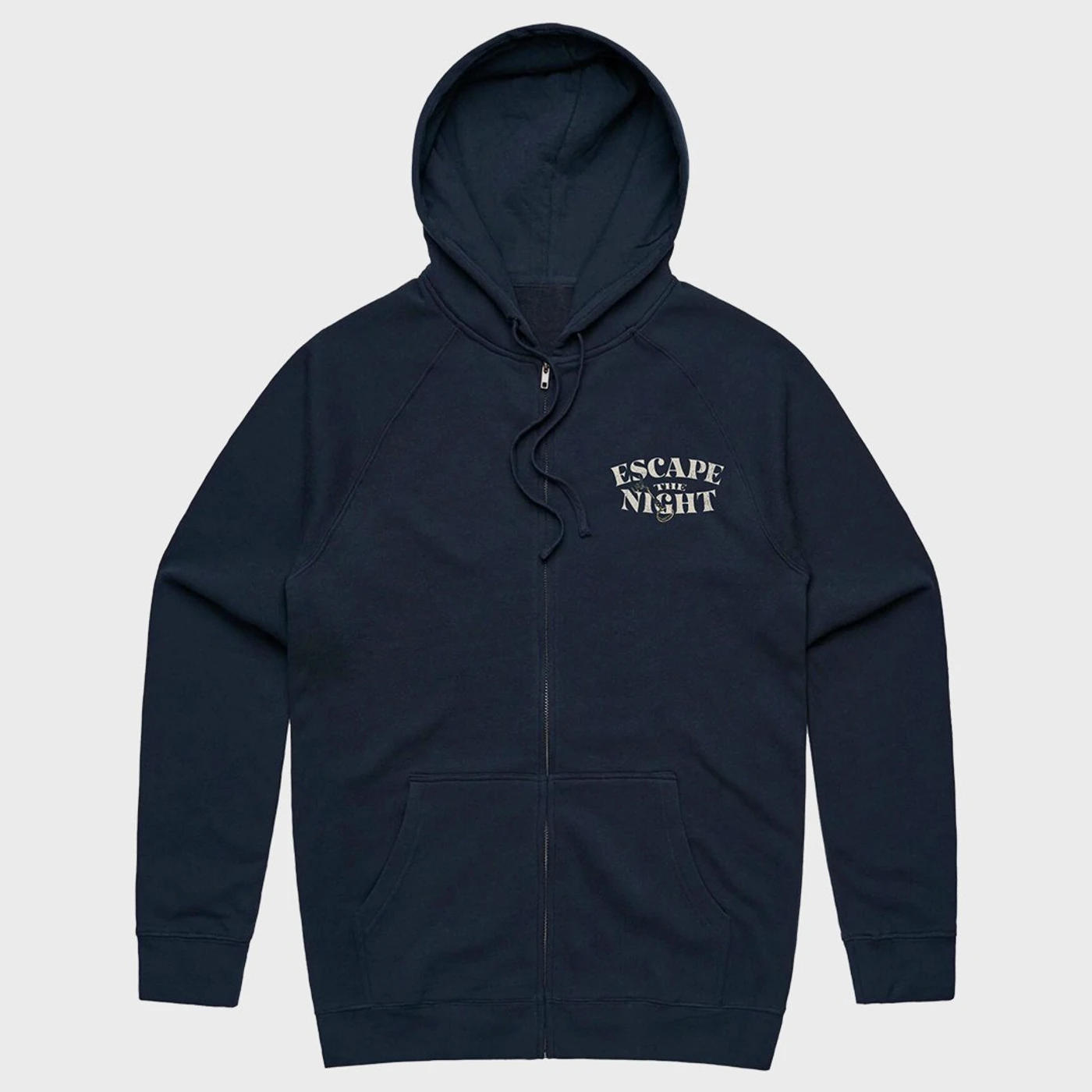 Joey Graceffa Escape The Night Zip-Up Navy Hoodie
