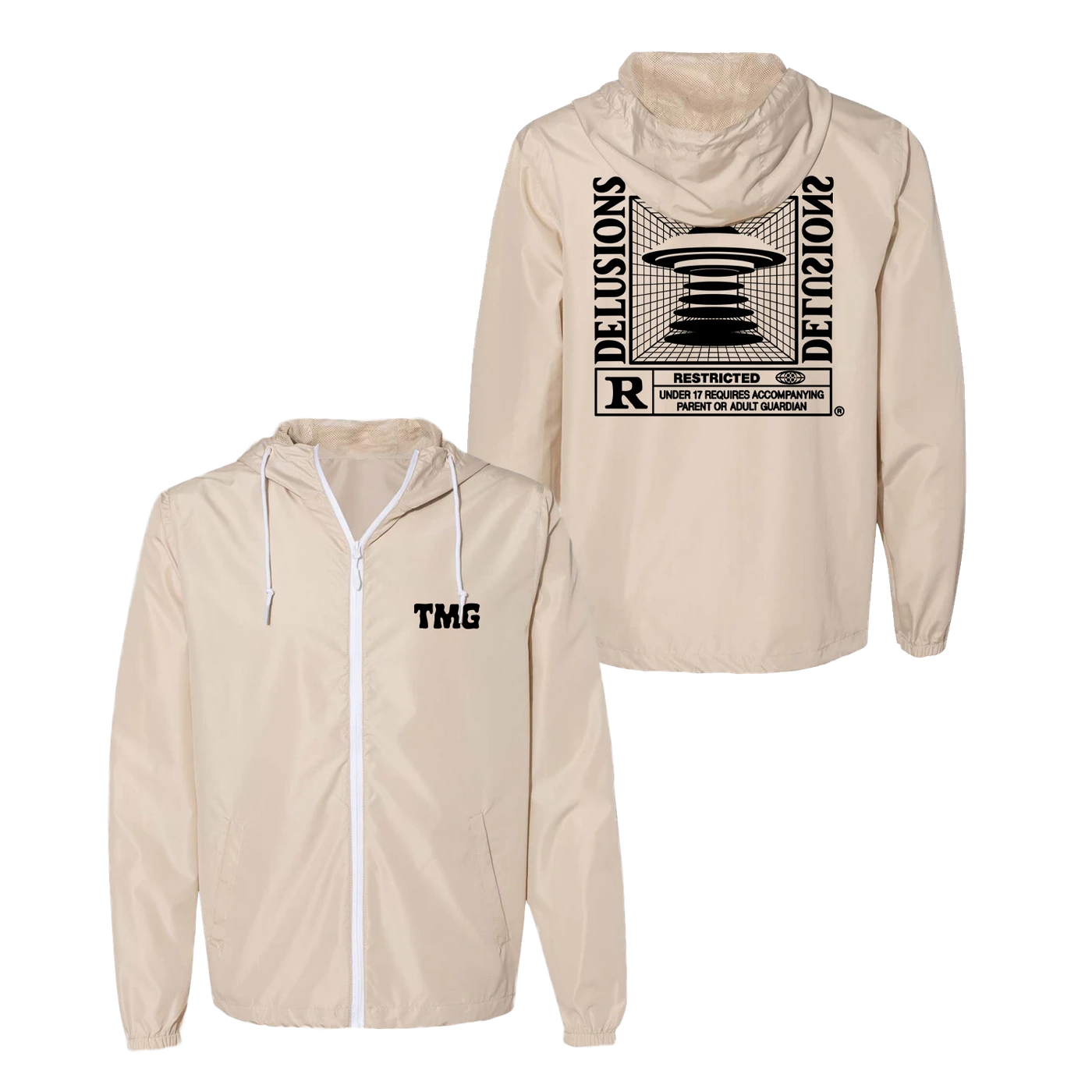 Tiny Meat Gang Delusions Khaki Windbreaker