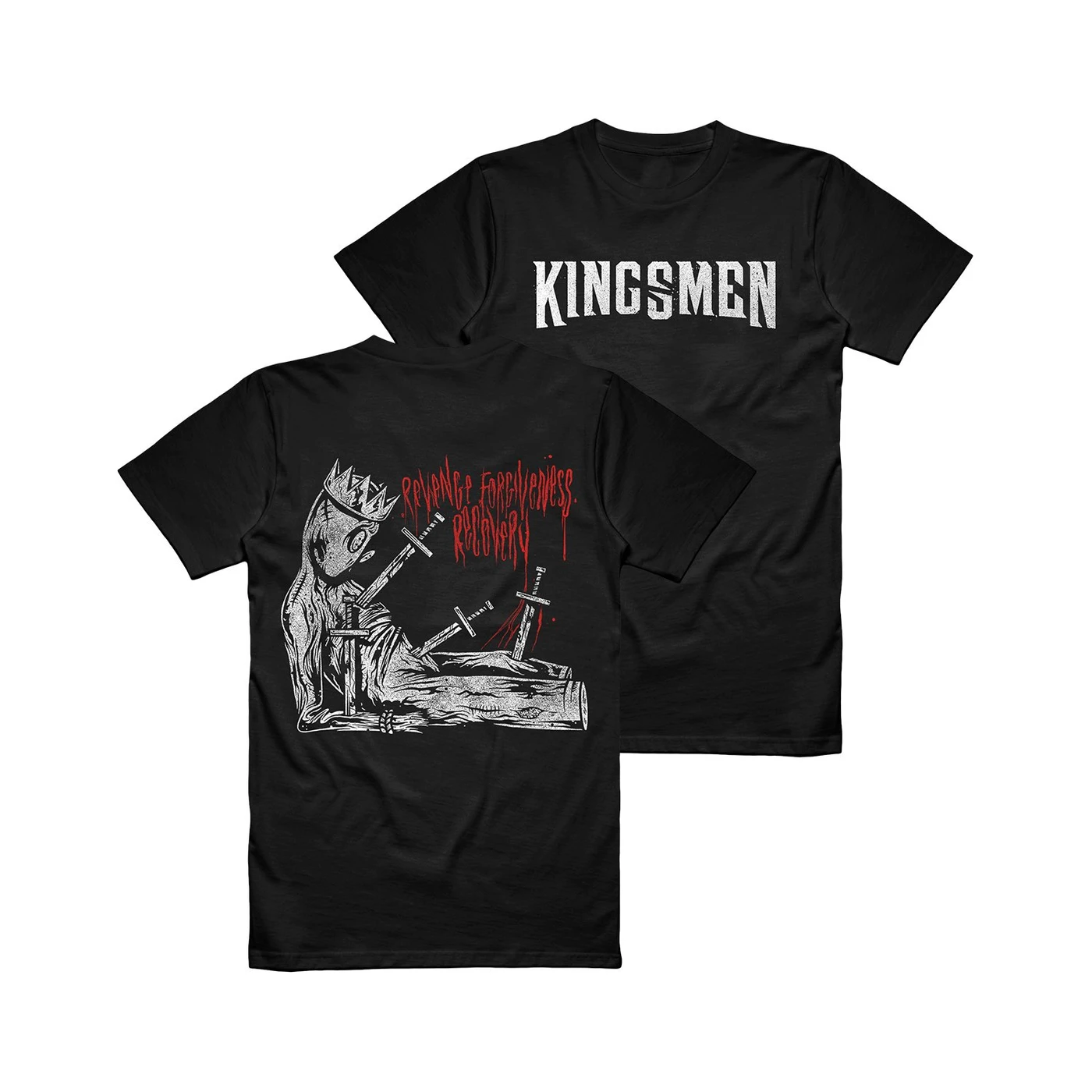 Kingsmen - ' Revenge. Forgiveness. Recovery ' Album Art Tee