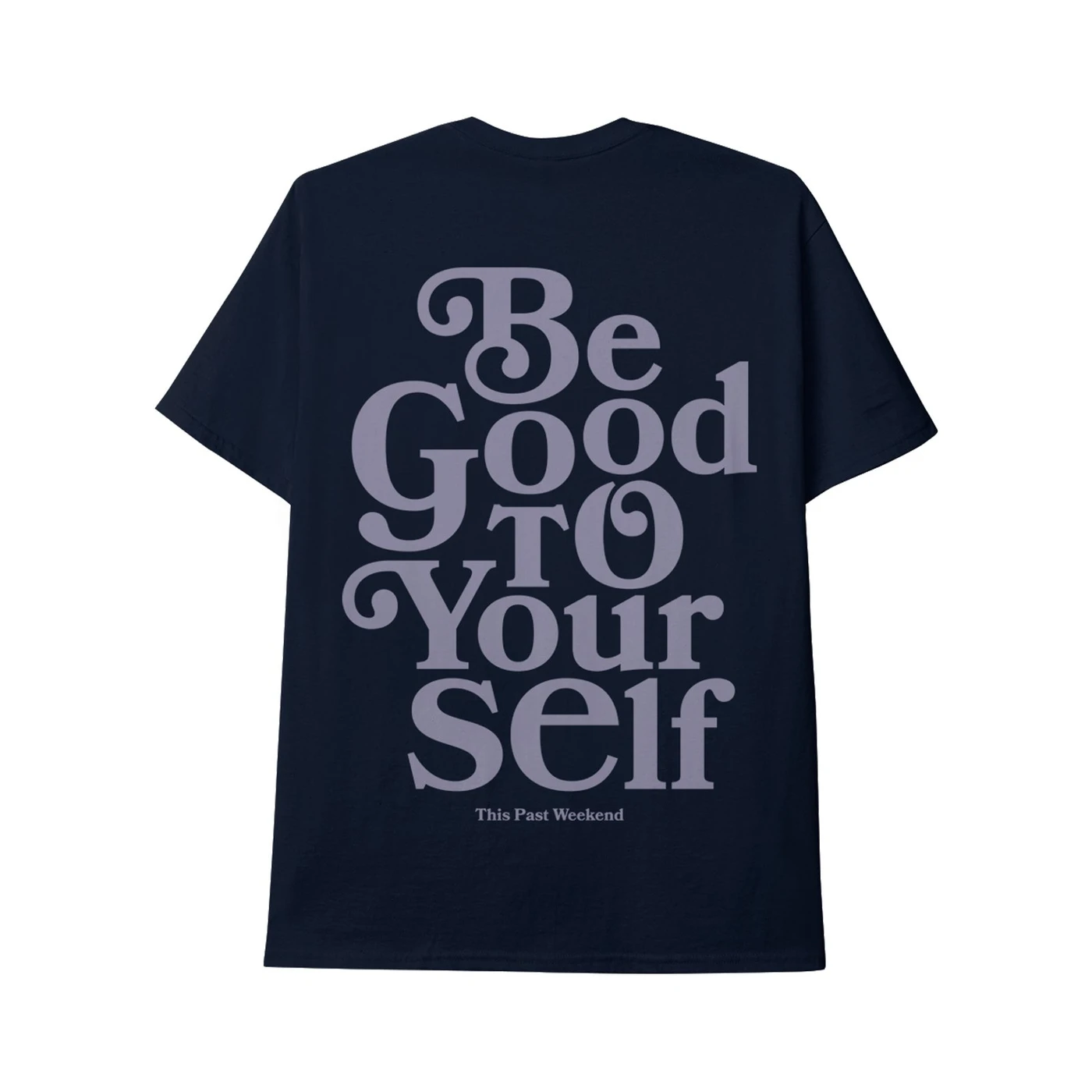 Theo Von Be Good To Yourself Navy Tee