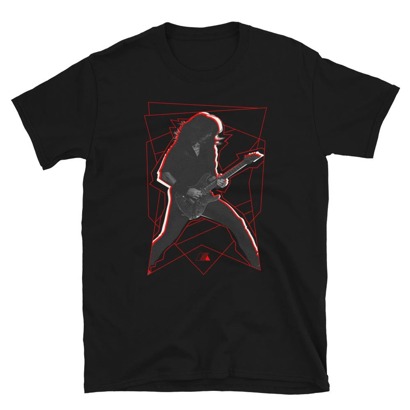 Kiko Loureiro Kiko Silhouette - Black and Red T - Shirt