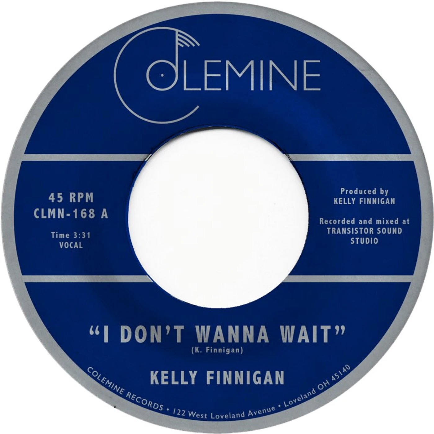Kelly Finnigan I Don't Wanna Wait Vinyl Record