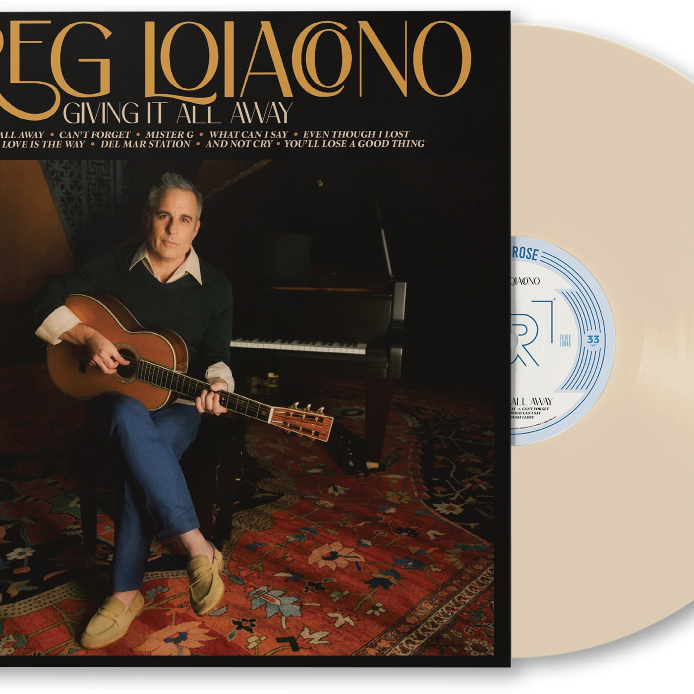 Greg Loiacono Giving It All Away   White Vinyl Record