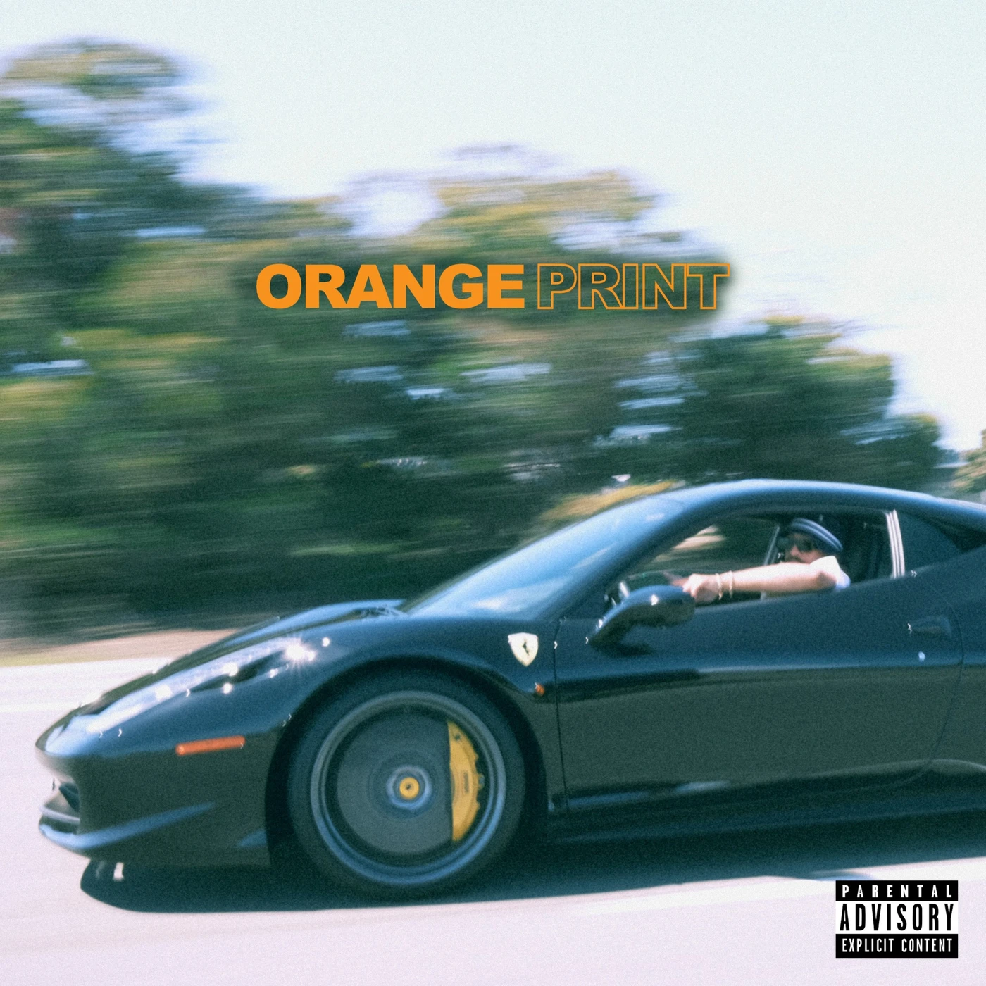 Larry June ORANGE PRINT (TRANSPARENT ORANGE VINYL) Vinyl Record
